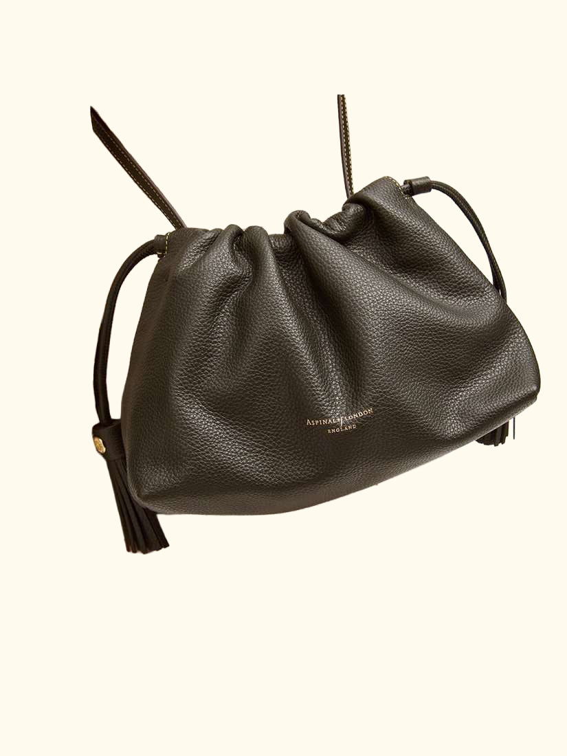 Hudson Large Leather Pouch Bag