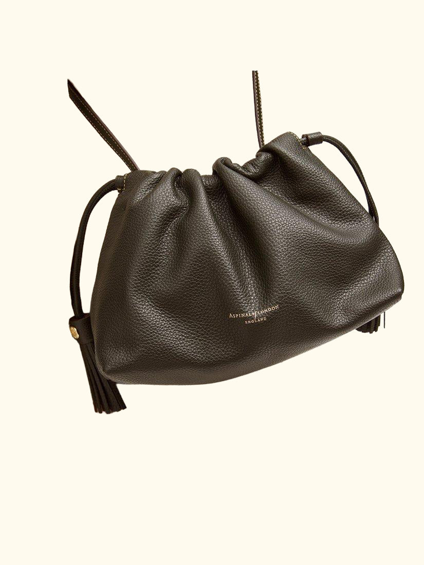 Hudson Large Leather Pouch Bag