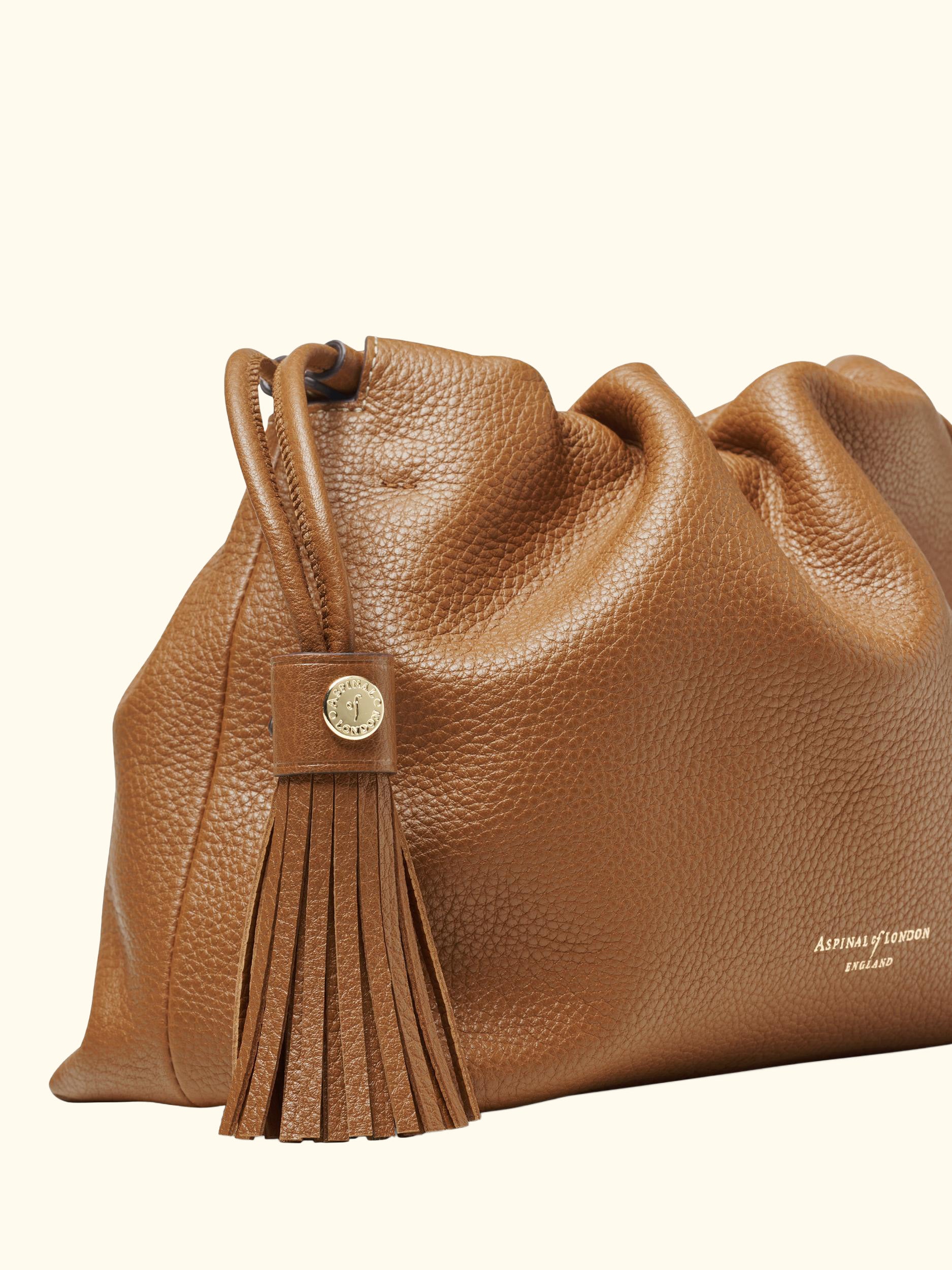 Hudson Large Leather Pouch Bag