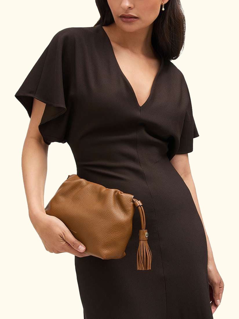 Hudson Large Leather Pouch Bag