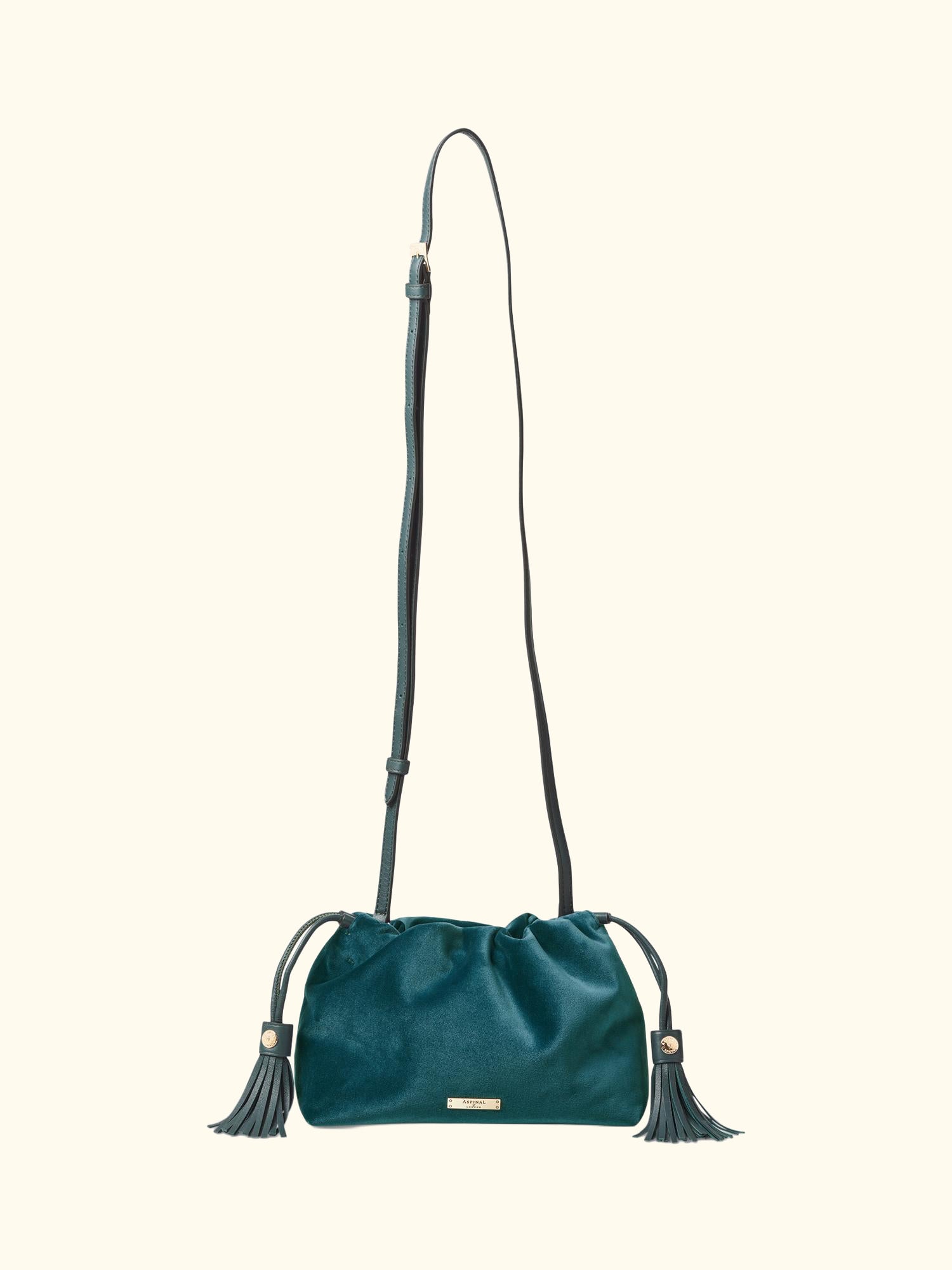 Amelia Velvet Evening Bag, Peacock