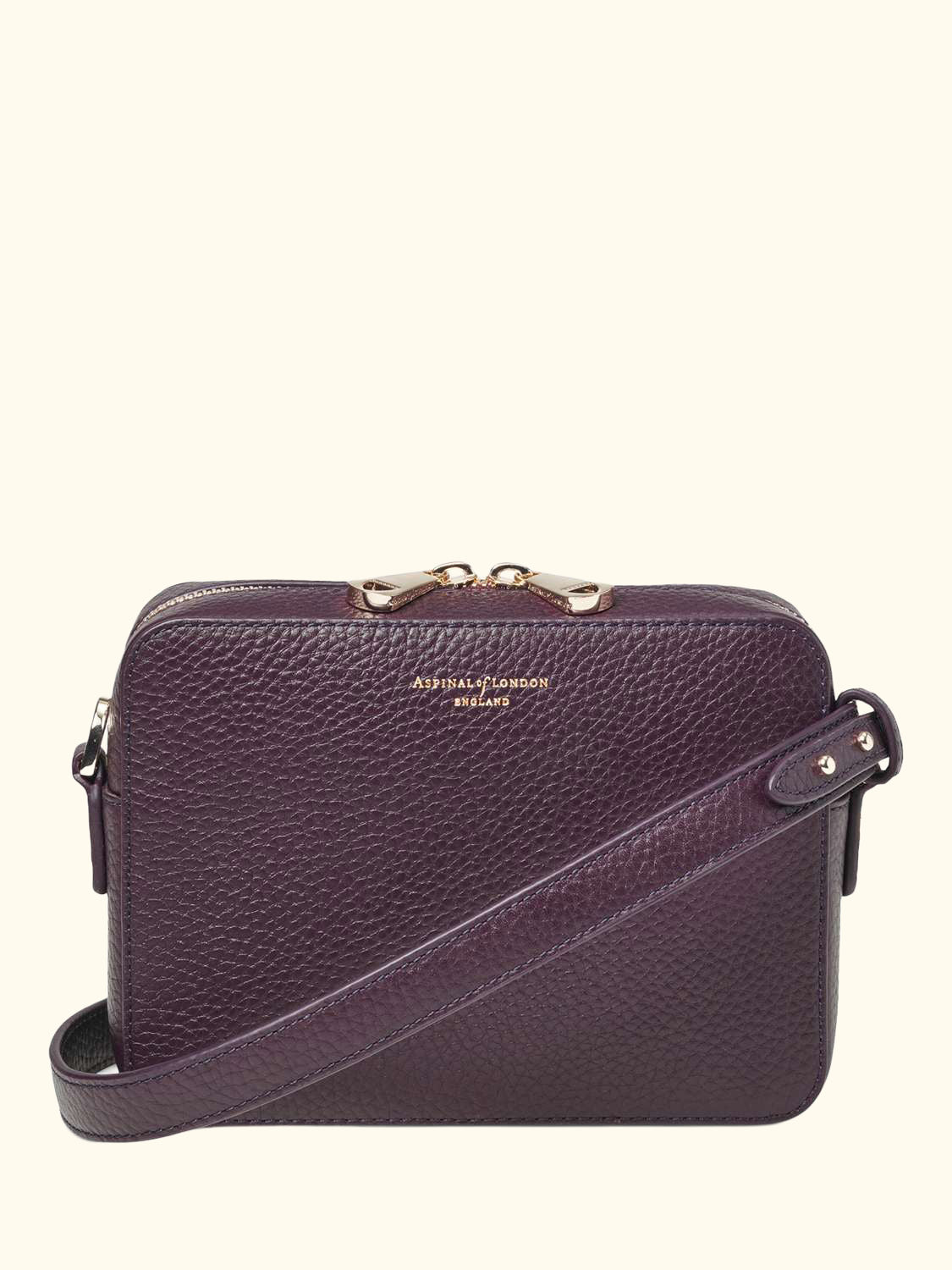 Leather Crossbody Camera Bag, Fig