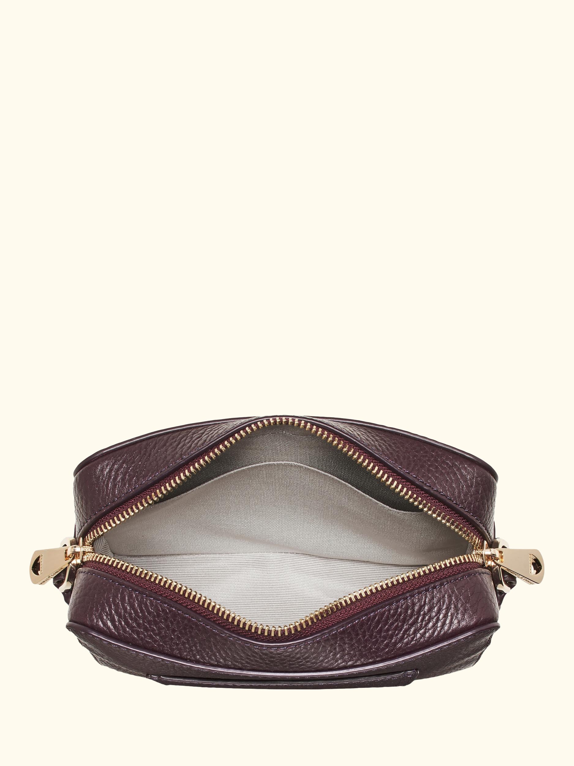 Leather Crossbody Camera Bag, Fig