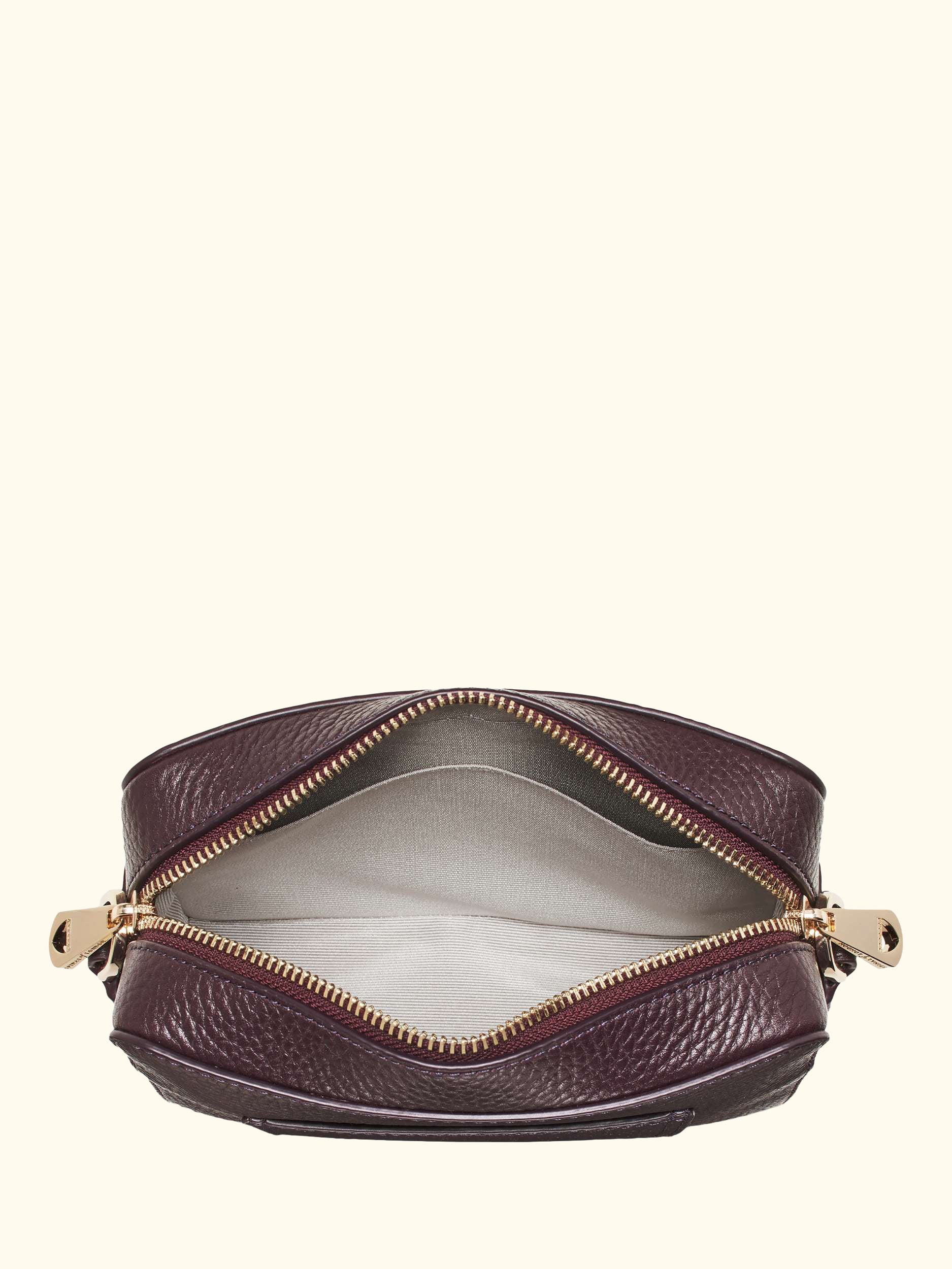 Leather Crossbody Camera Bag, Fig