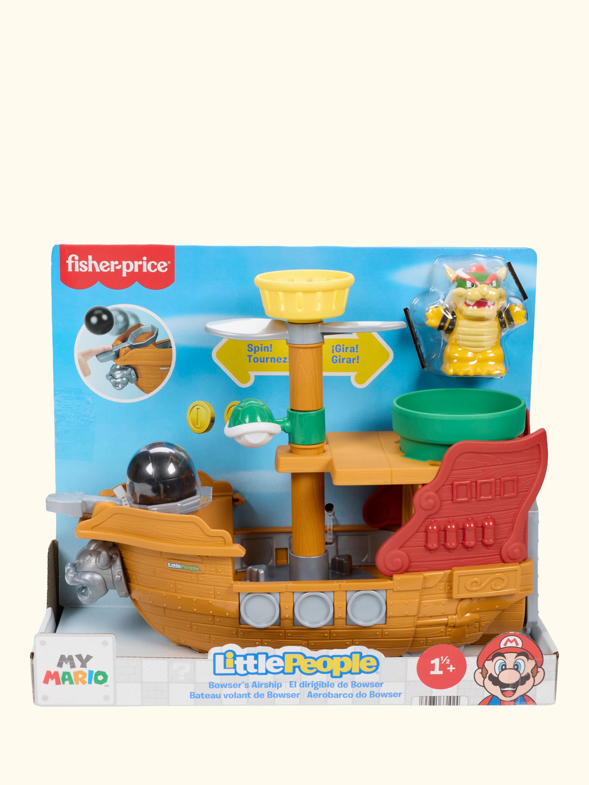 Little People Super Mario My Mario Bowser's Airship Playset