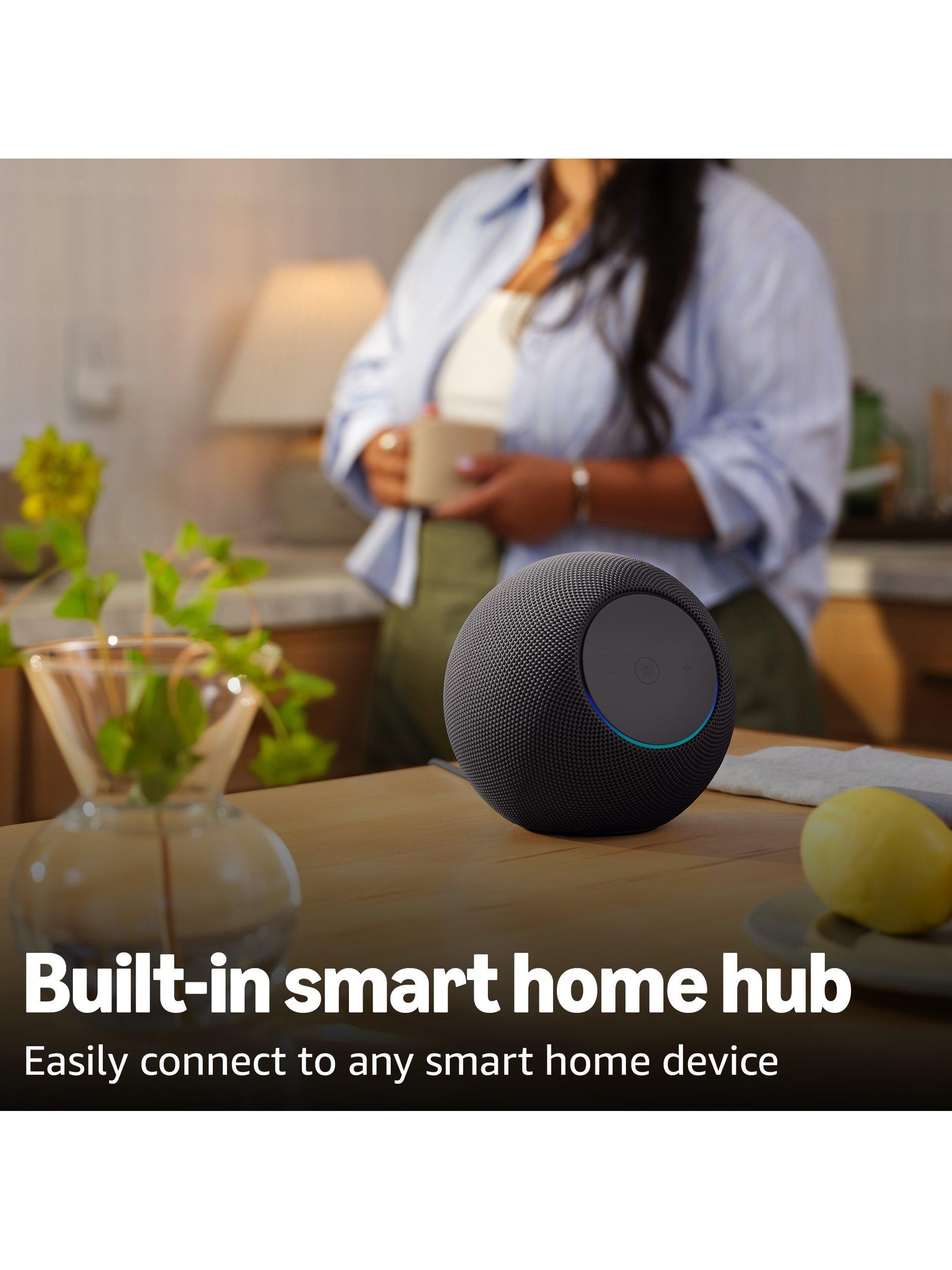 Echo Studio (2025) Smart Speaker with Alexa Voice Recognition & Control, Spatial Audio, Dolby Atmos & Built-in Smart Home Hub, Graphite