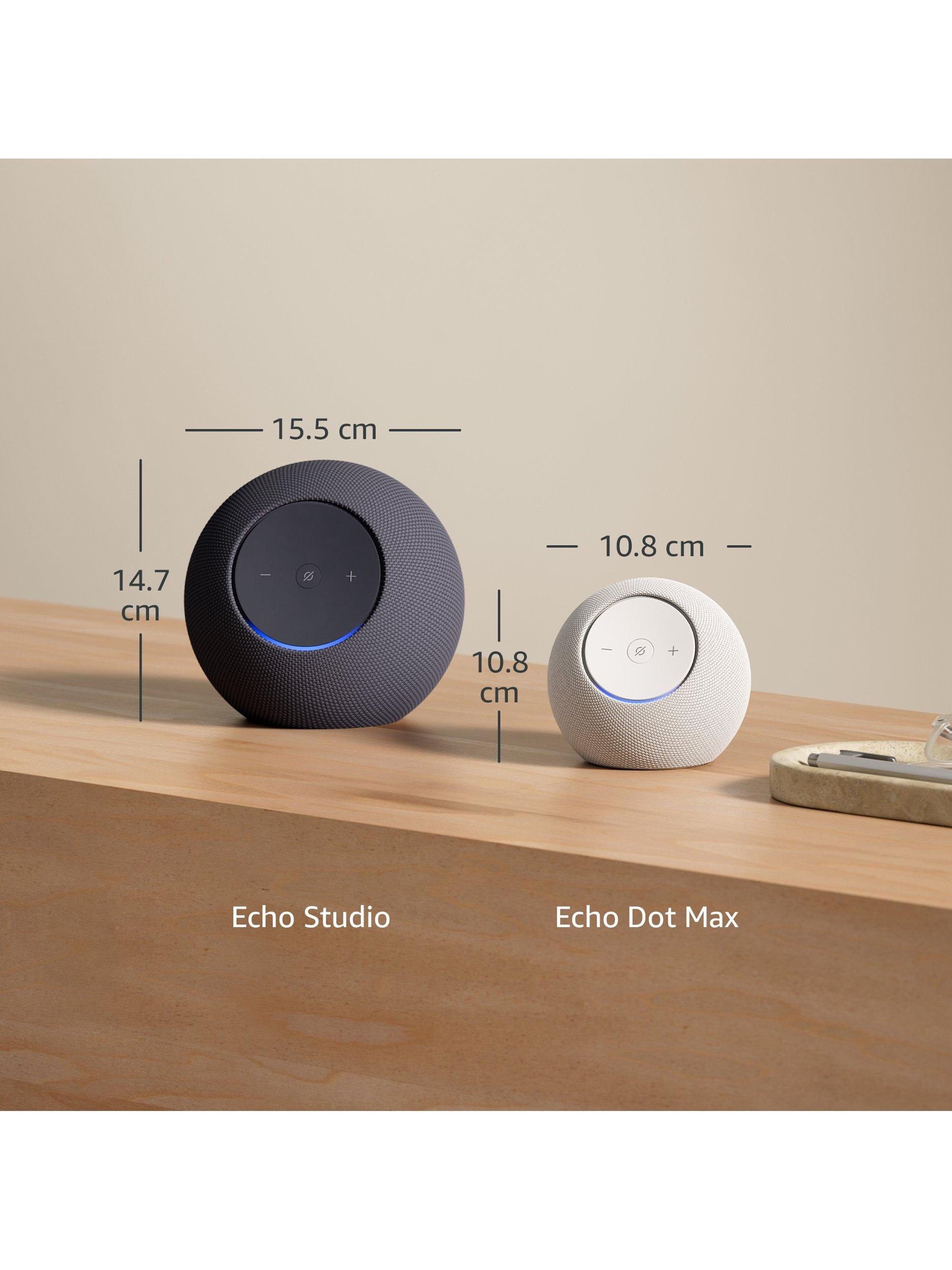 Echo Studio (2025) Smart Speaker with Alexa Voice Recognition & Control, Spatial Audio, Dolby Atmos & Built-in Smart Home Hub, Graphite
