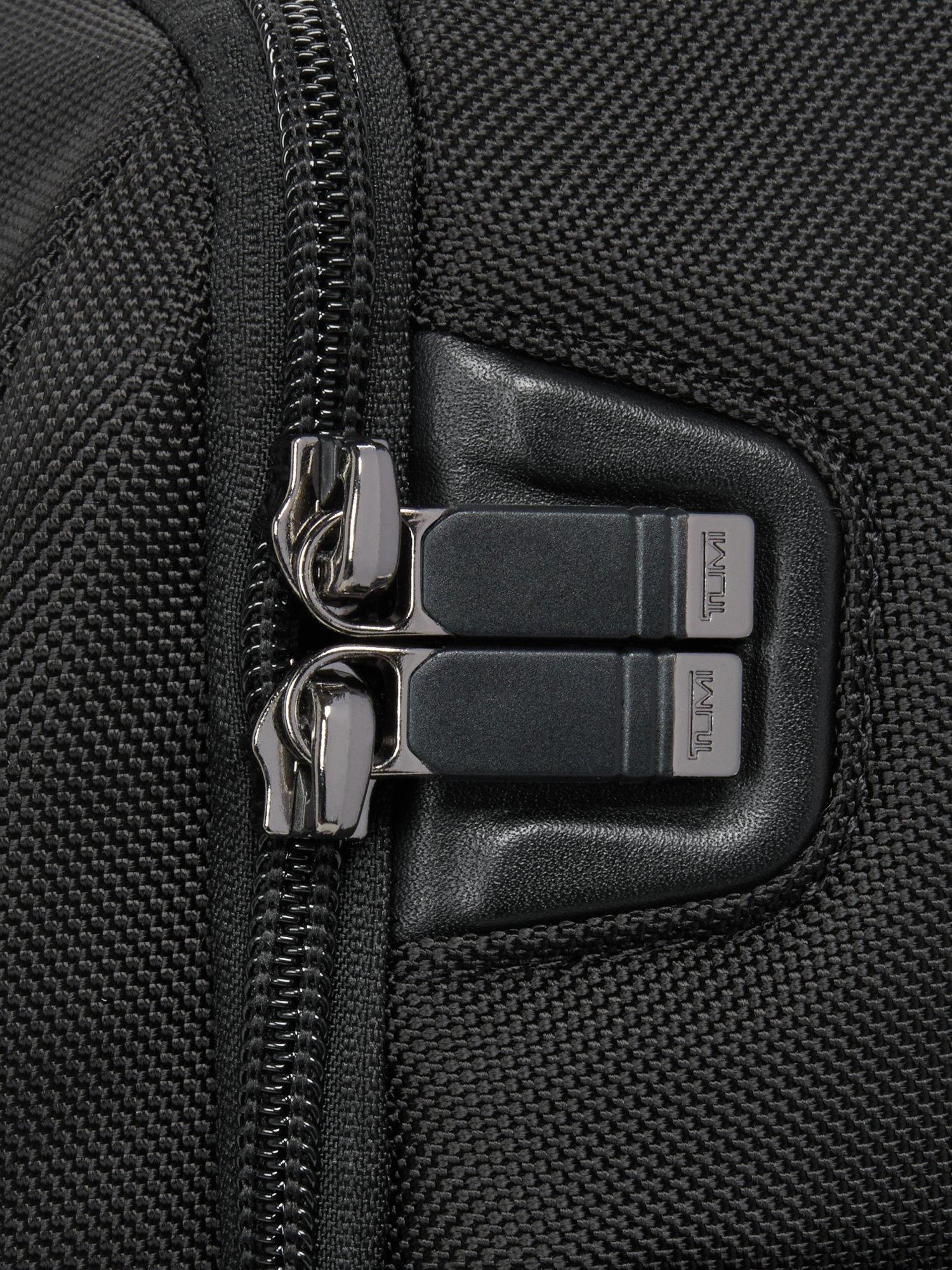 Alpha Three Way Convertible Briefcase, Black