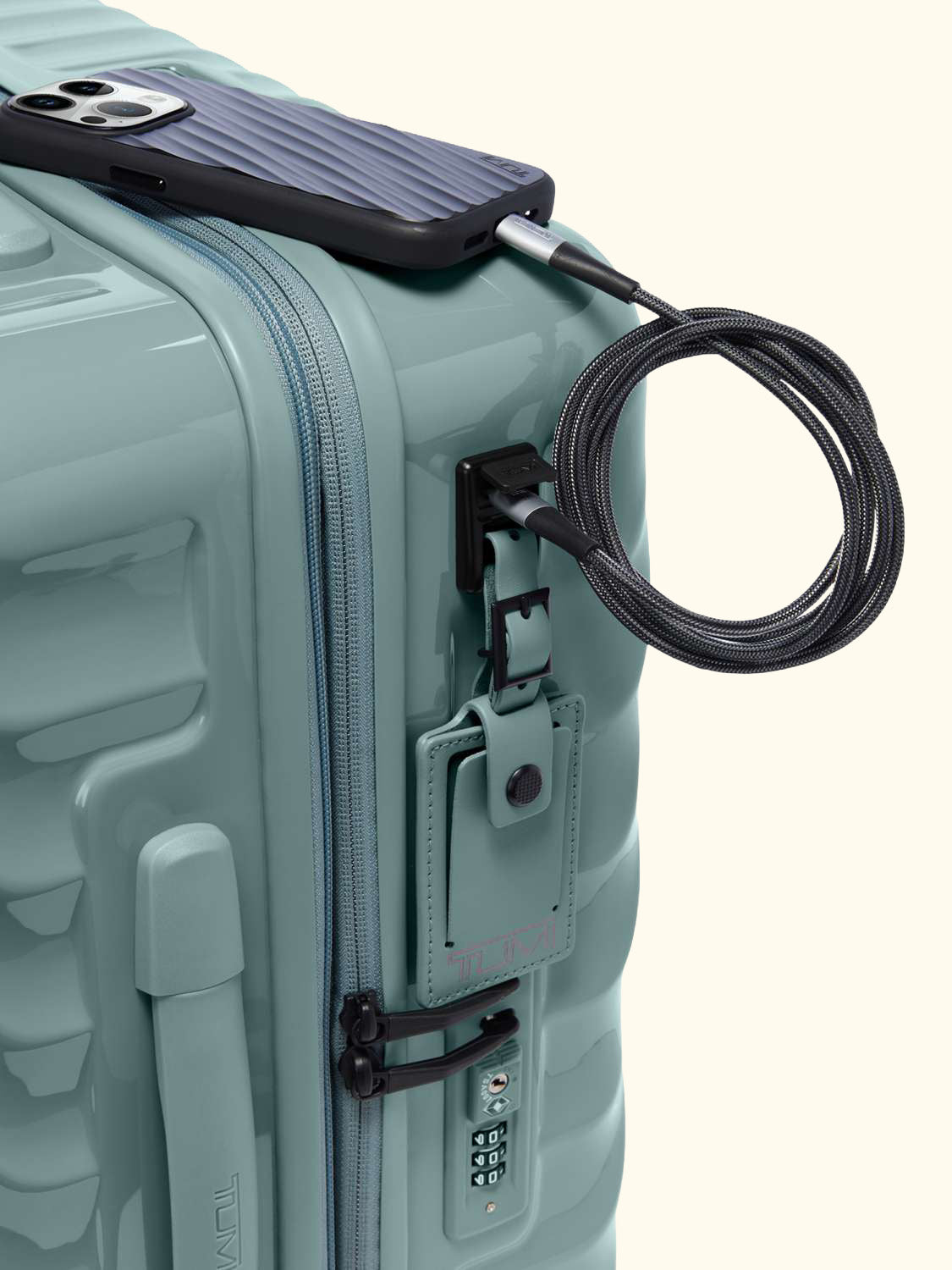 19 Degree Continental Expandable Cabin Suitcase, 63L,Thyme
