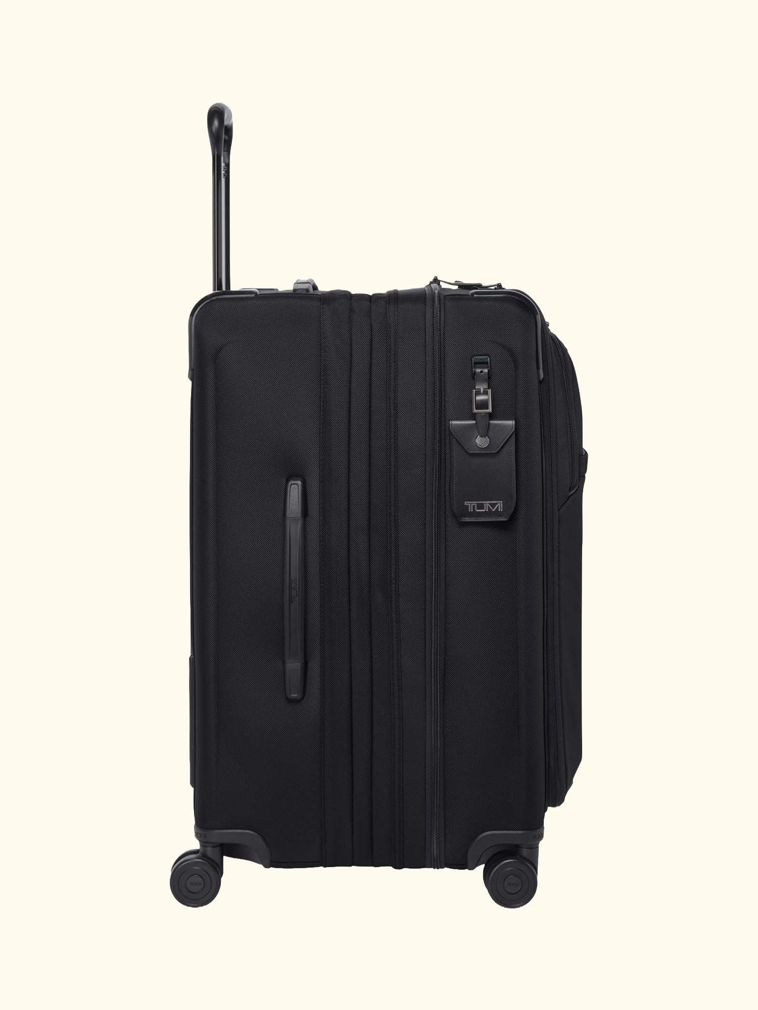 Medium Dual Access Expandable 4-Wheel Suitcase, 132L, Black