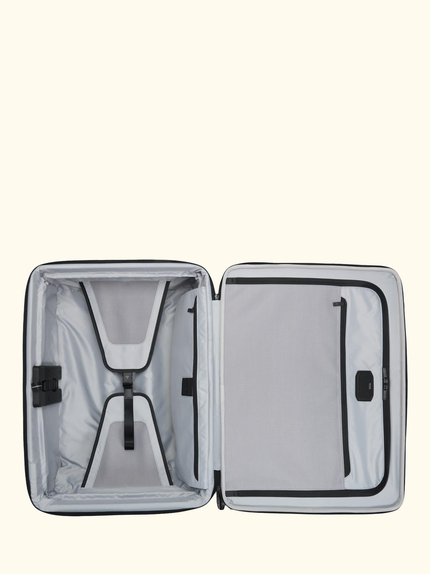 Medium Dual Access Expandable 4-Wheel Suitcase, 132L, Black