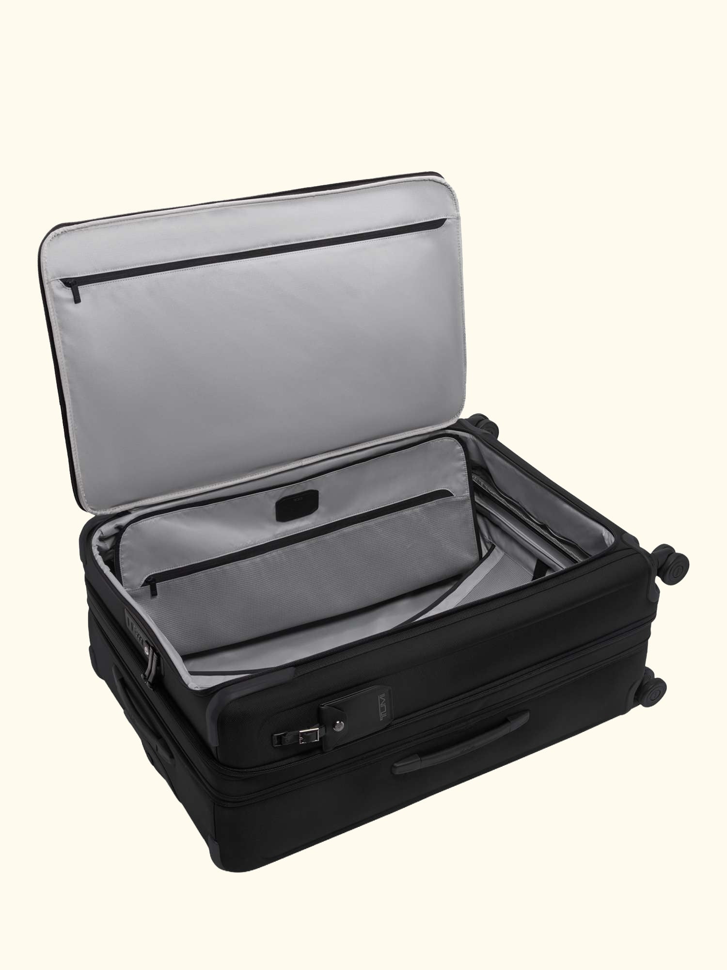 Alpha X-Large 78cm Dual Access Expandable Checked Suitcase, 189L, Black