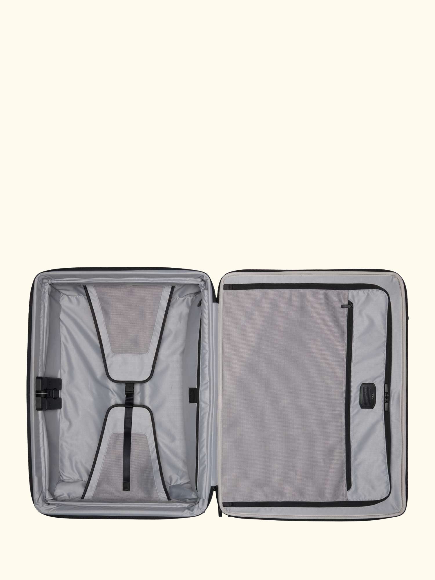 Alpha X-Large 78cm Dual Access Expandable Checked Suitcase, 189L, Black