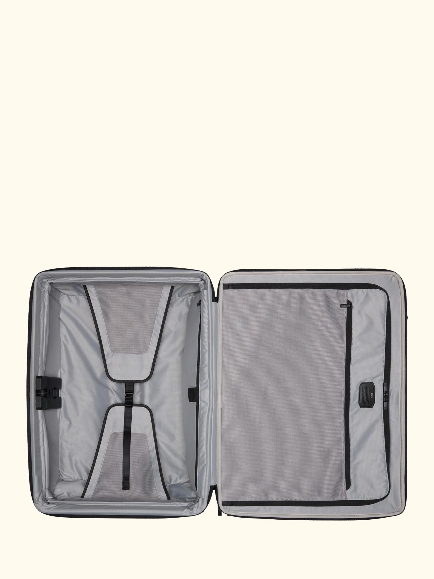 Alpha X-Large 78cm Dual Access Expandable Checked Suitcase, 189L, Black
