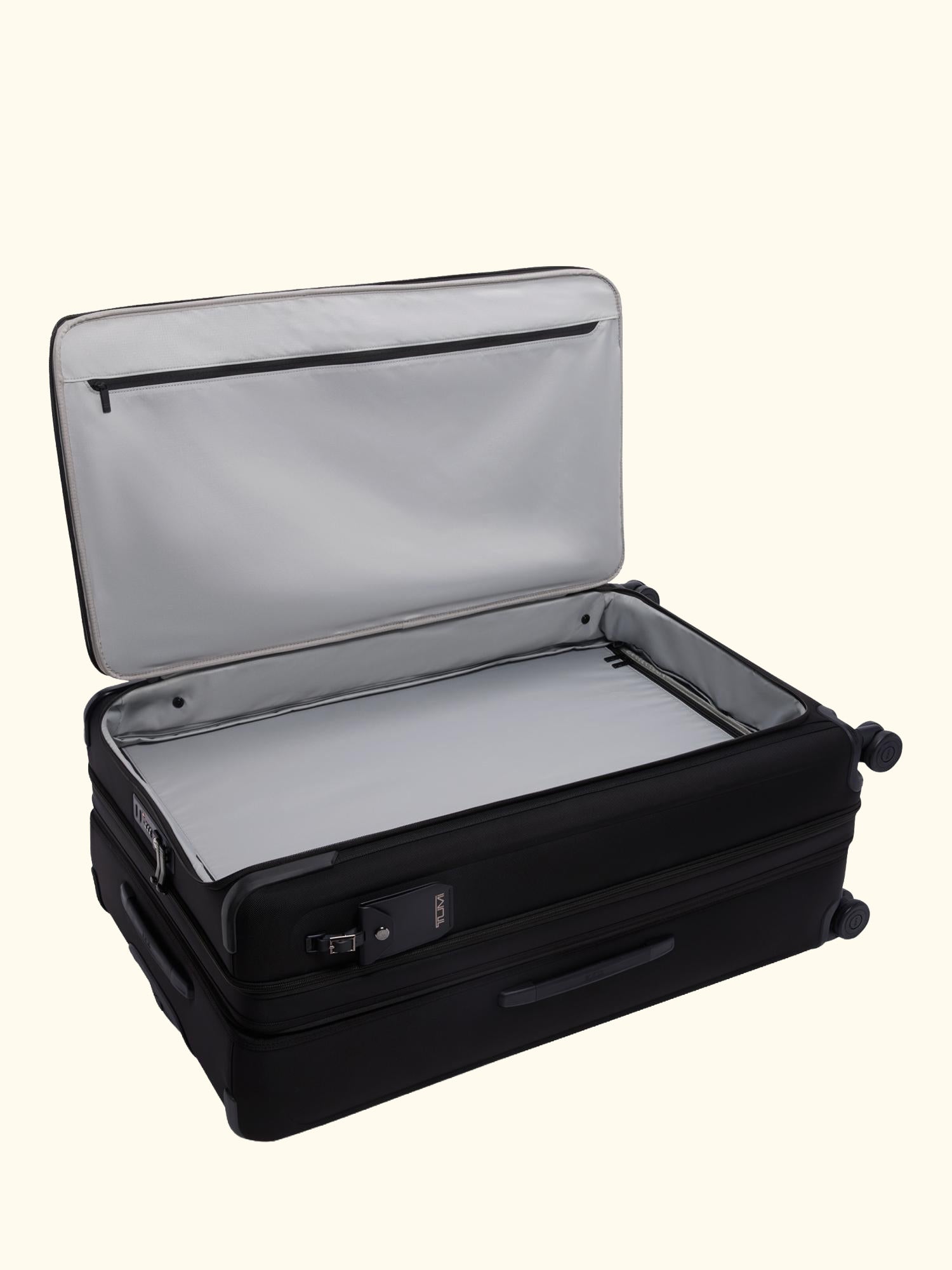 Alpha 4 Dual Access XXL Double Wheel Suitcase, 204L, Black