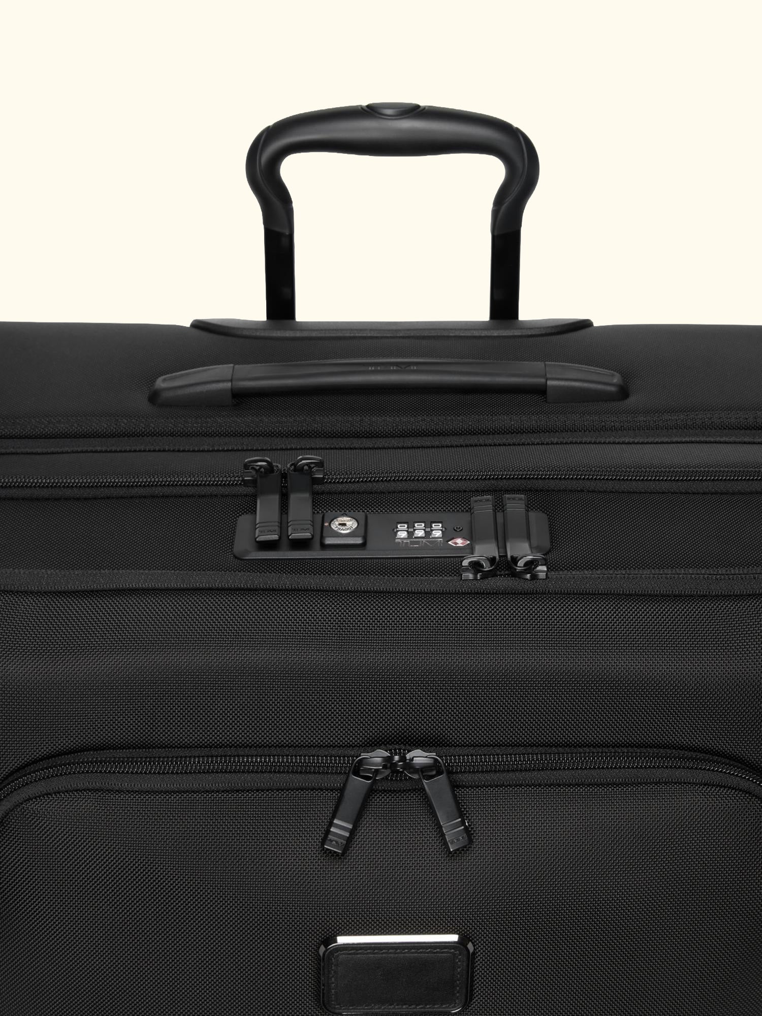 Alpha 4 Dual Access XXL Double Wheel Suitcase, 204L, Black
