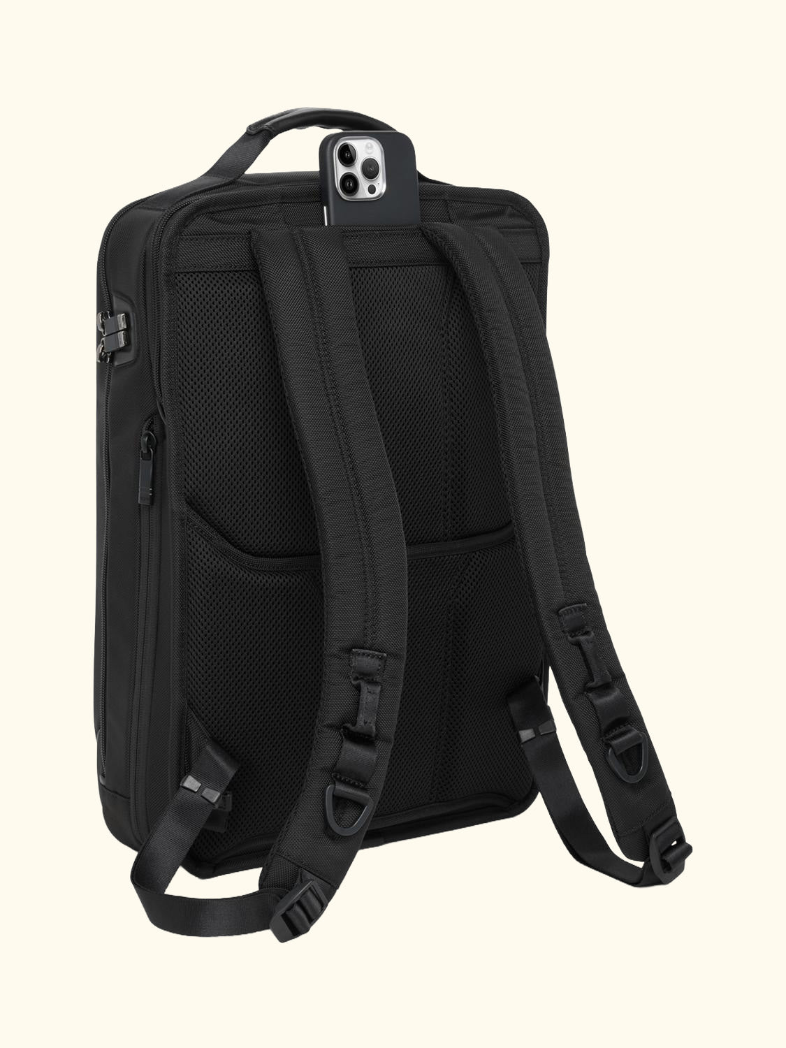 Alpha Large 17" Expandable Backpack, 39.65L Black