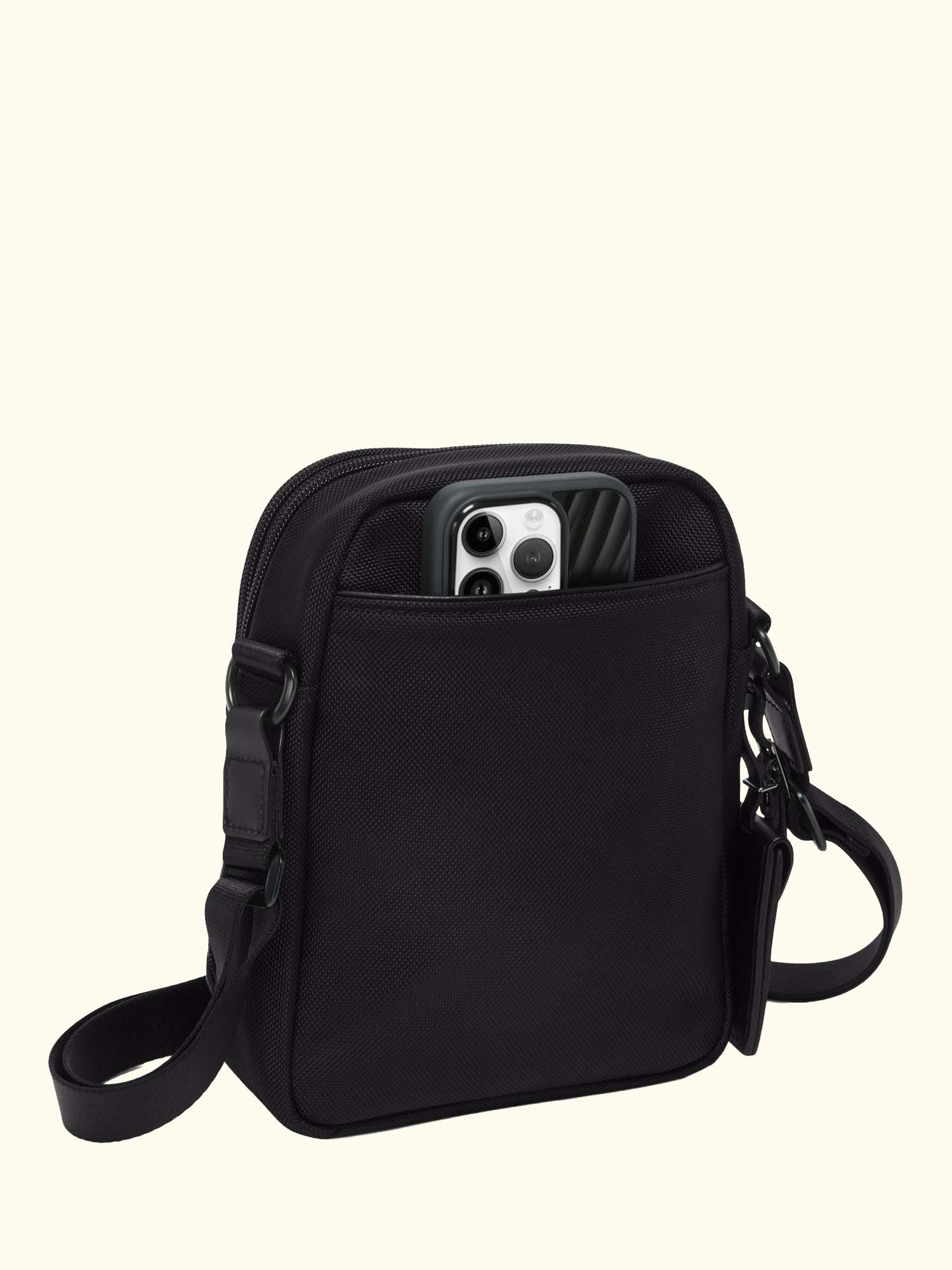 Alpha Small Crossbody Bag, 8L, Black