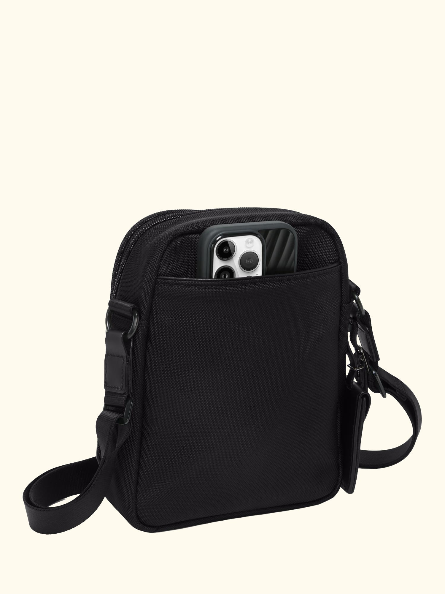 Alpha Small Crossbody Bag, 8L, Black