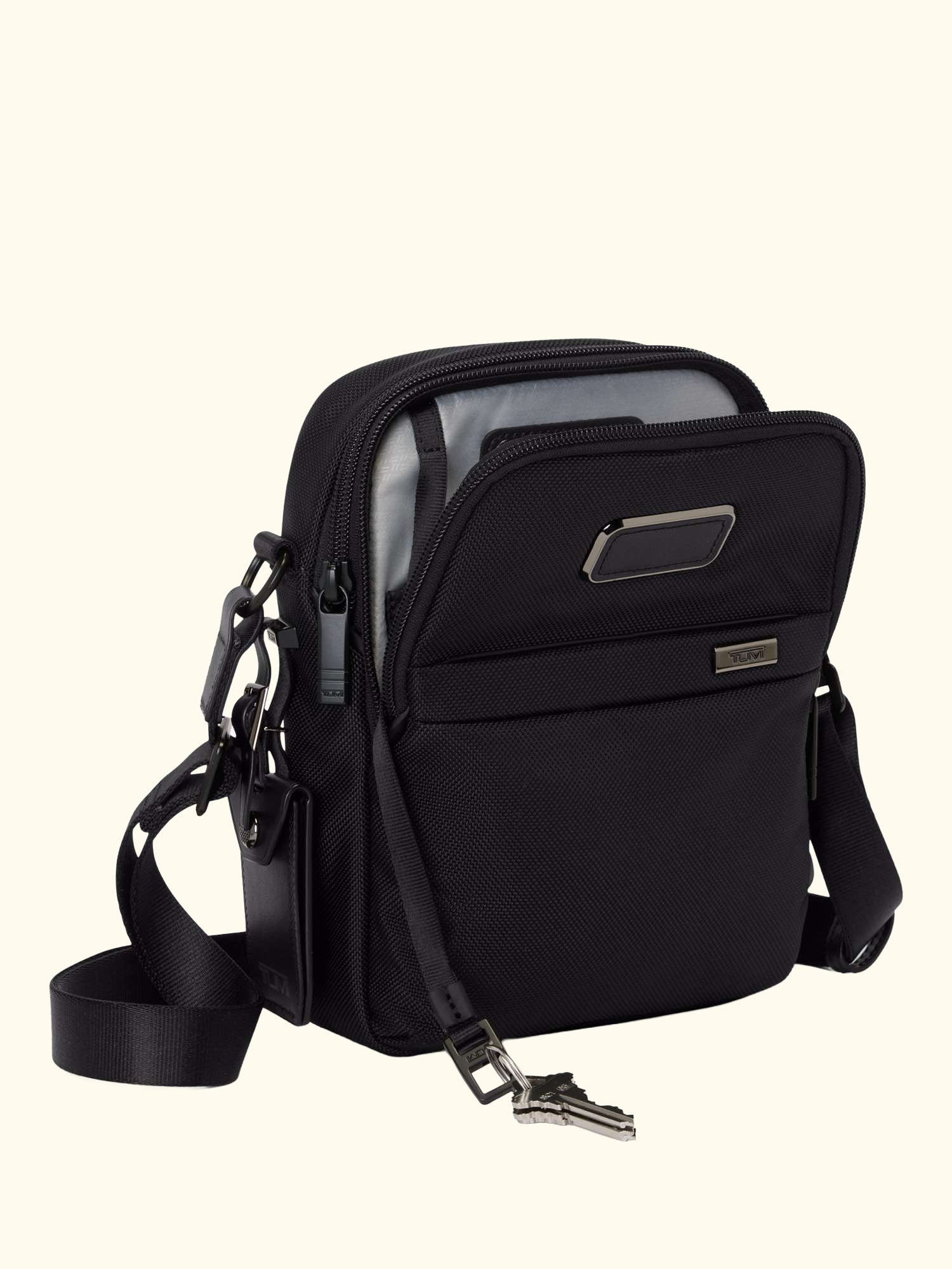 Alpha Small Crossbody Bag, 8L, Black