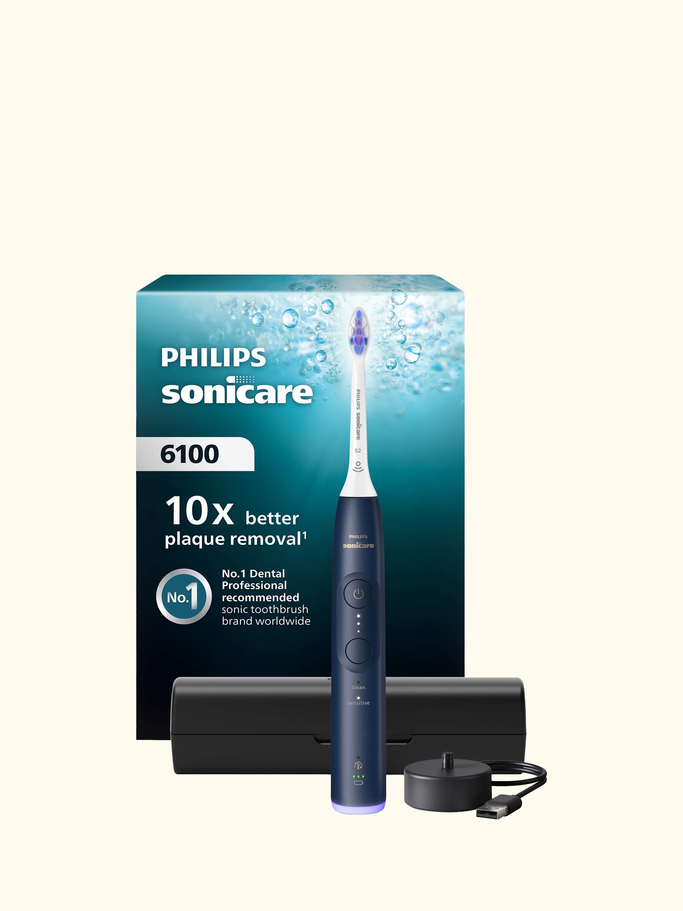 Sonicare 6100 HX7406/02 Electric Toothbrush
