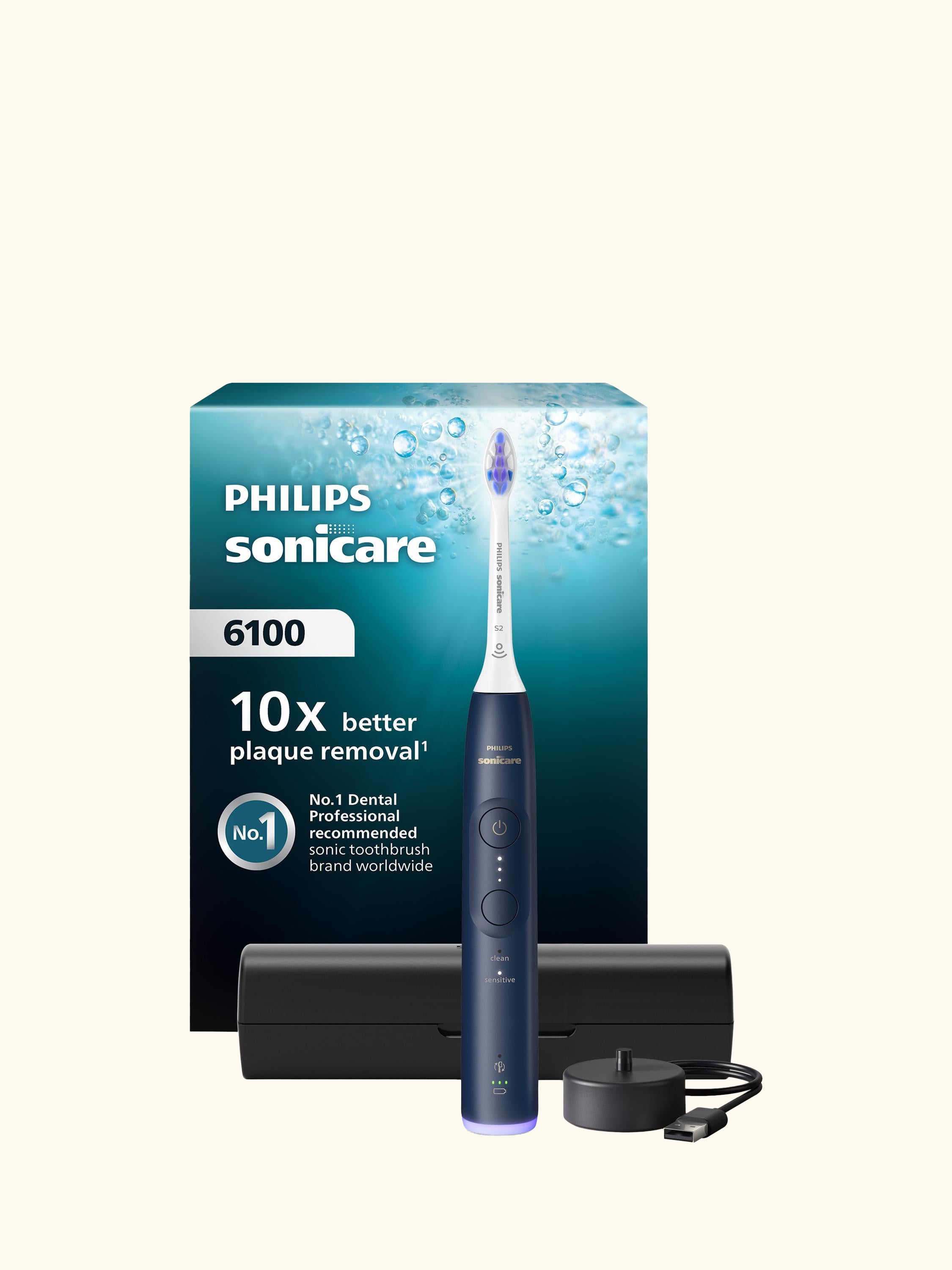 Sonicare 6100 HX7406/02 Electric Toothbrush