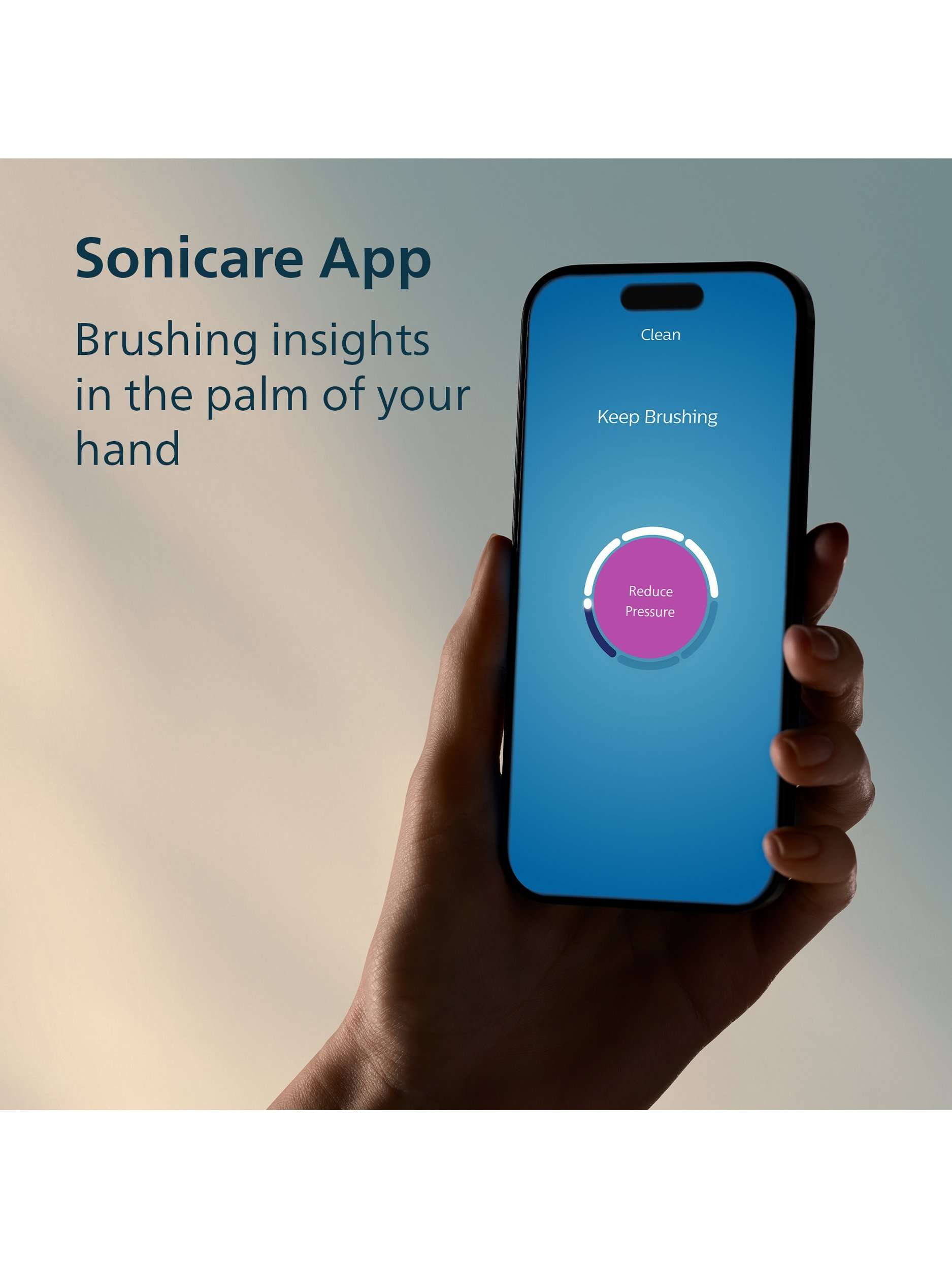 Sonicare 7100 Series HX7423/08d Electric Toothbrush with 4 Replacement Brush Heads, Navy