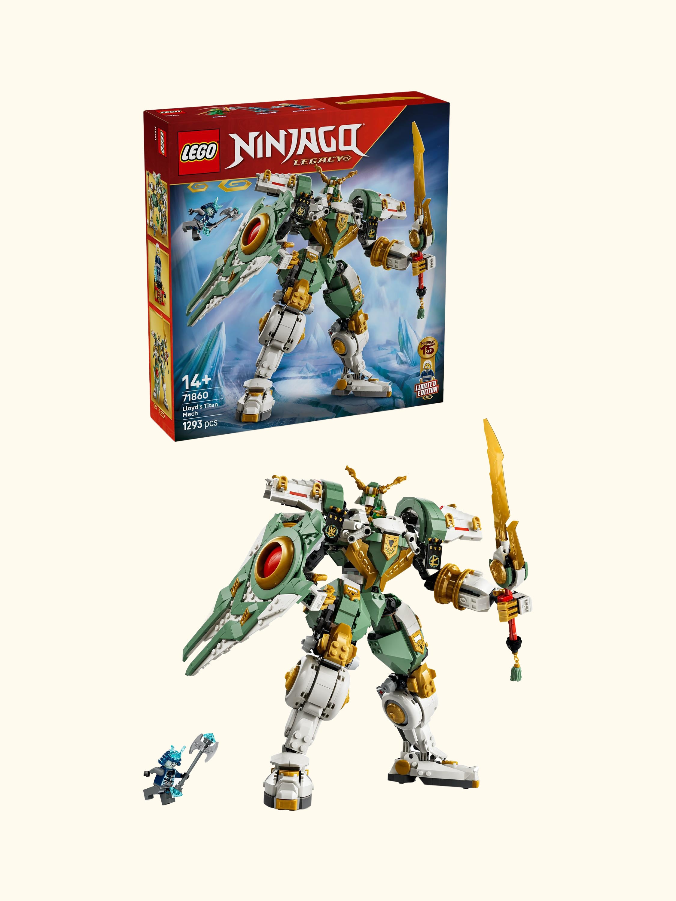 Ninjago 71860 Lloyd's Titan Mech 15th Anniversary Action Figure Set