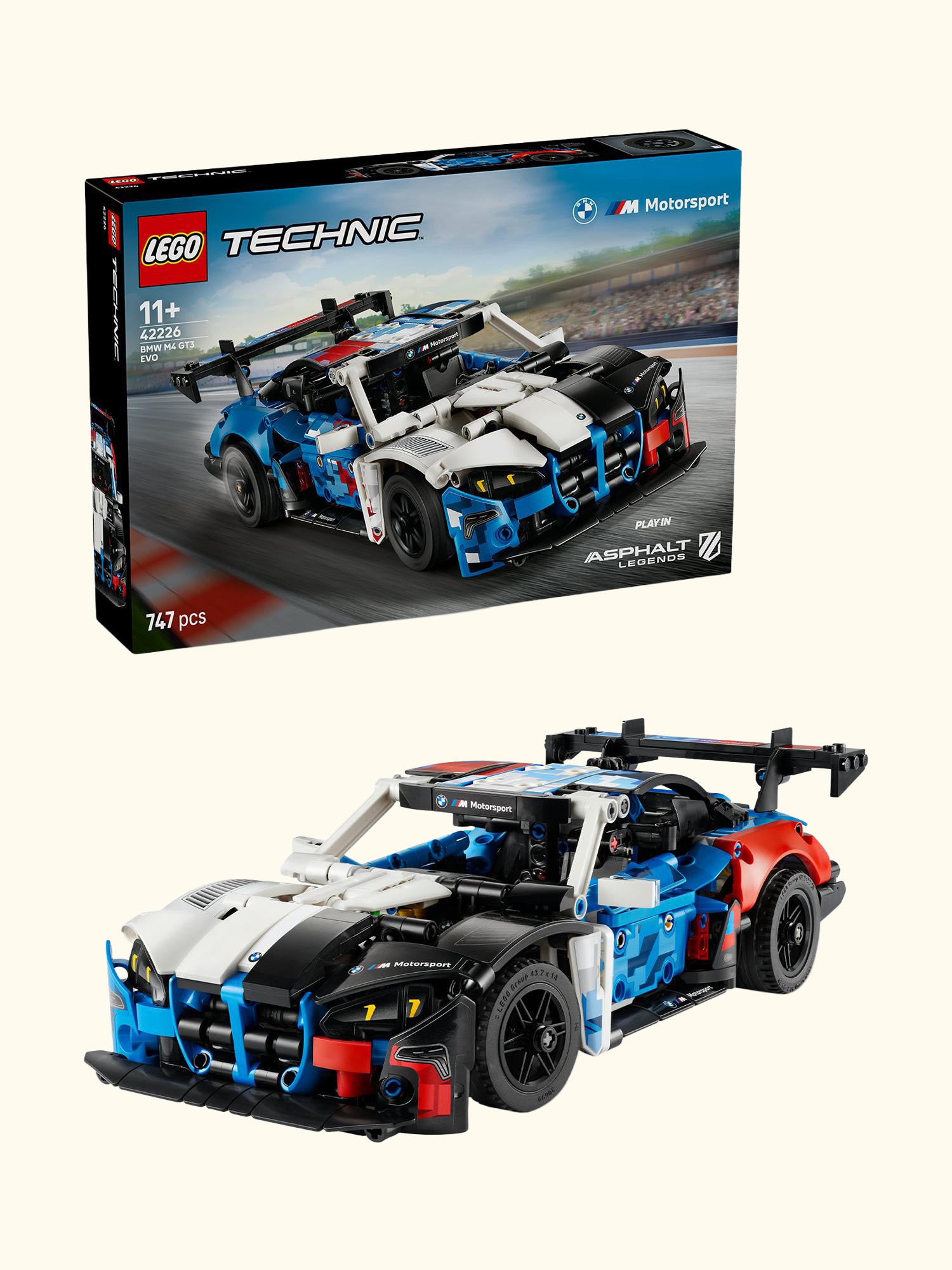 Technic 42226 BMW M4 GT3 EVO Race Car Toy
