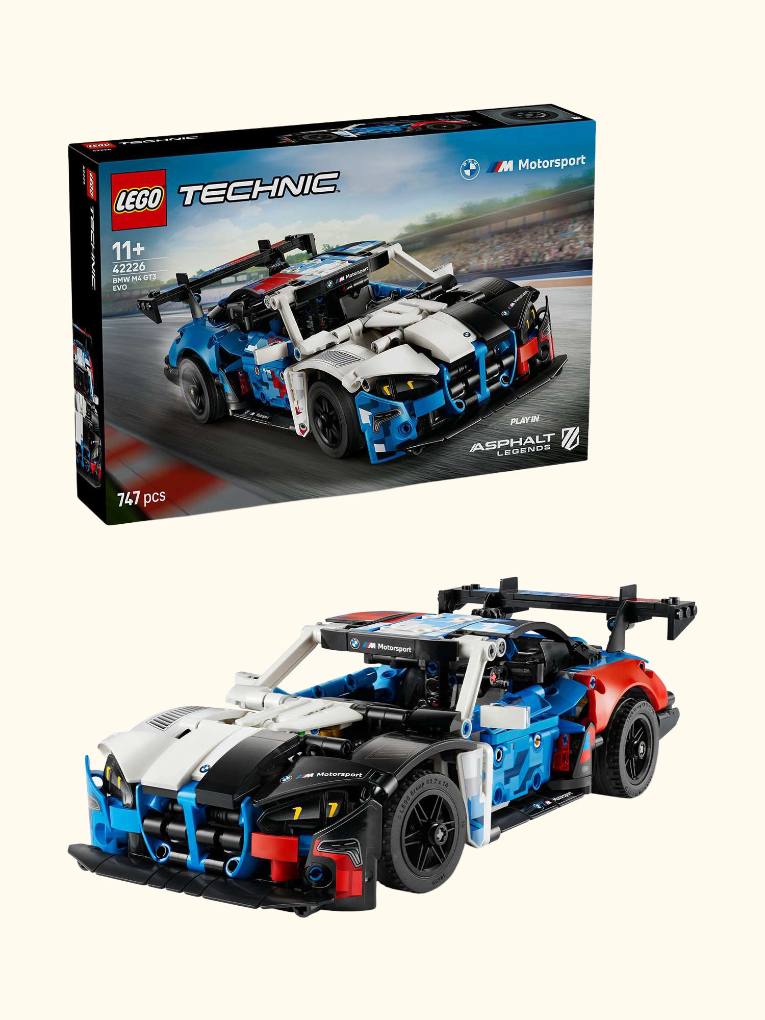 Technic 42226 BMW M4 GT3 EVO Race Car Toy
