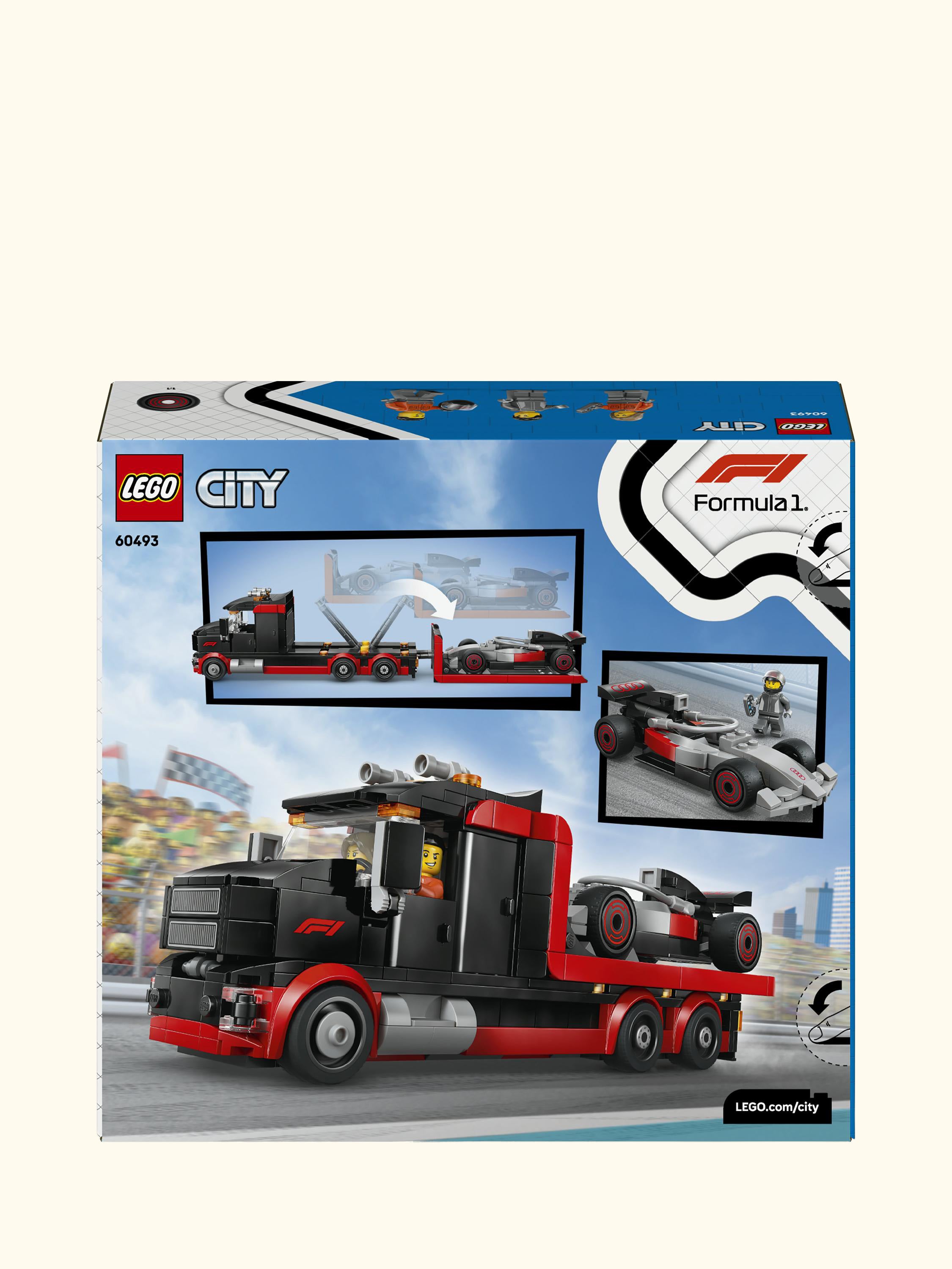 City 60493 F1 Display Truck with Audi F1 Race Car Toy