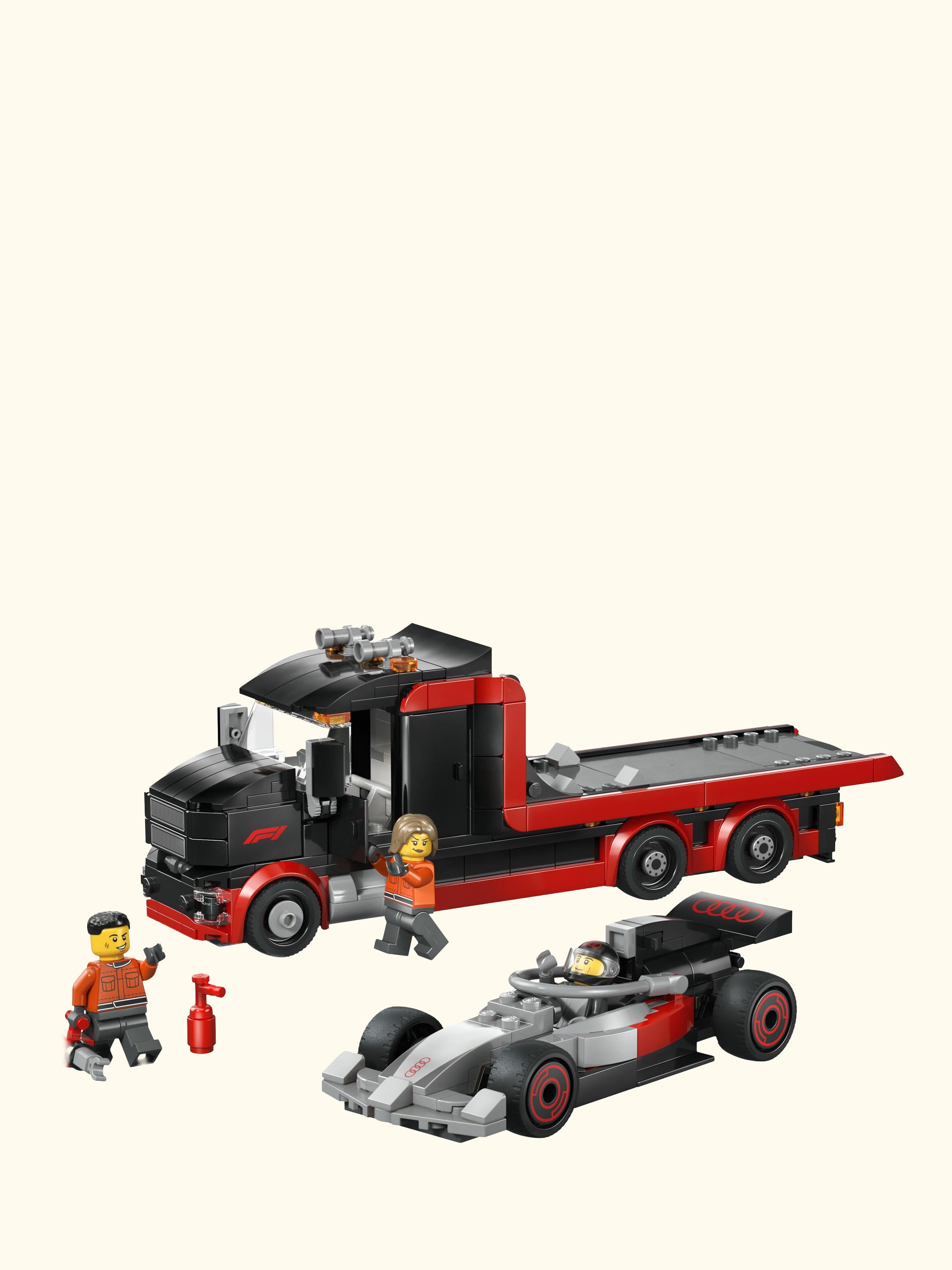 City 60493 F1 Display Truck with Audi F1 Race Car Toy