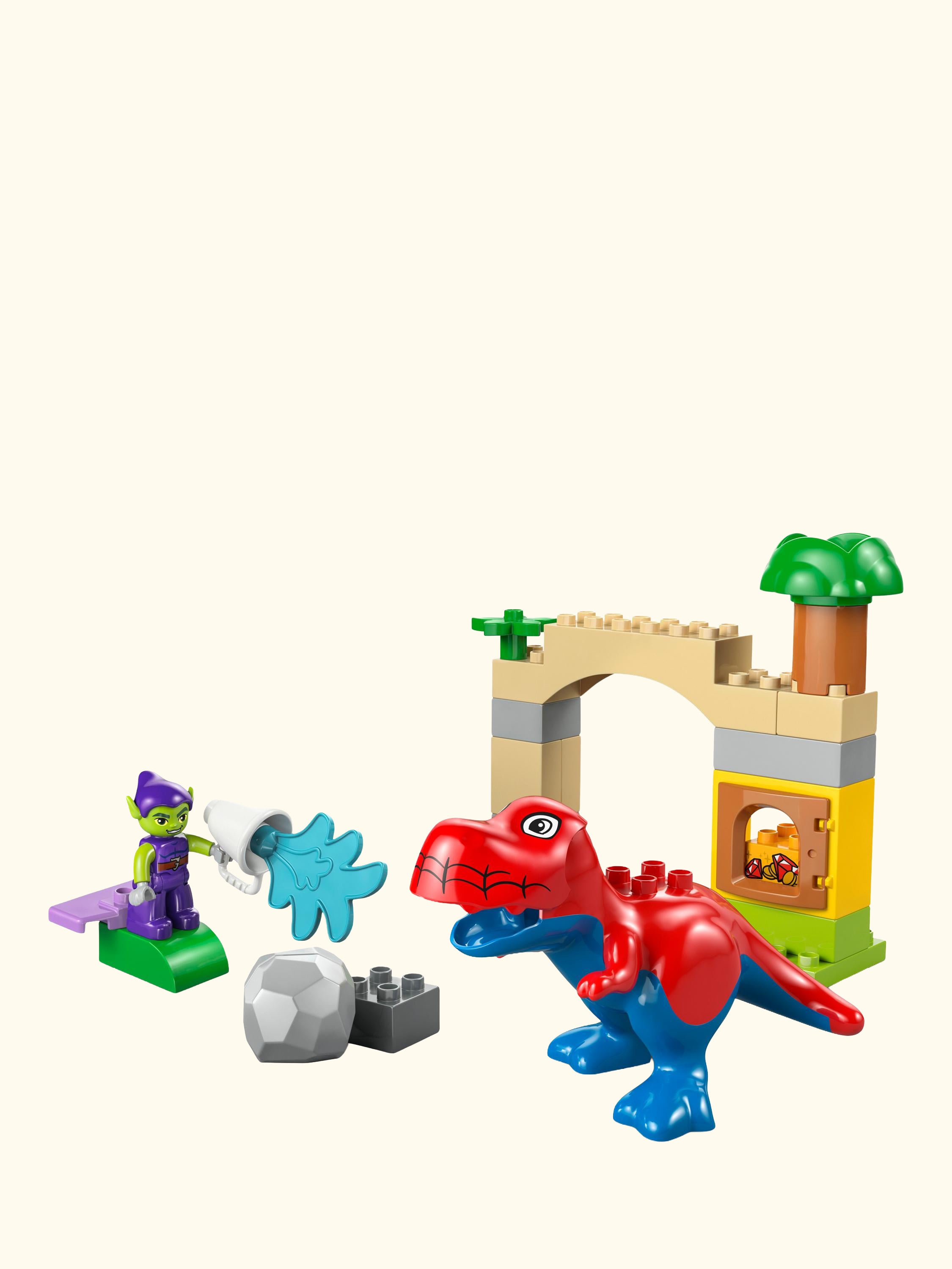 DUPLO 10463 Marvel Dinosaur Spidey-Rex vs. Green Goblin Super Hero Building Toy
