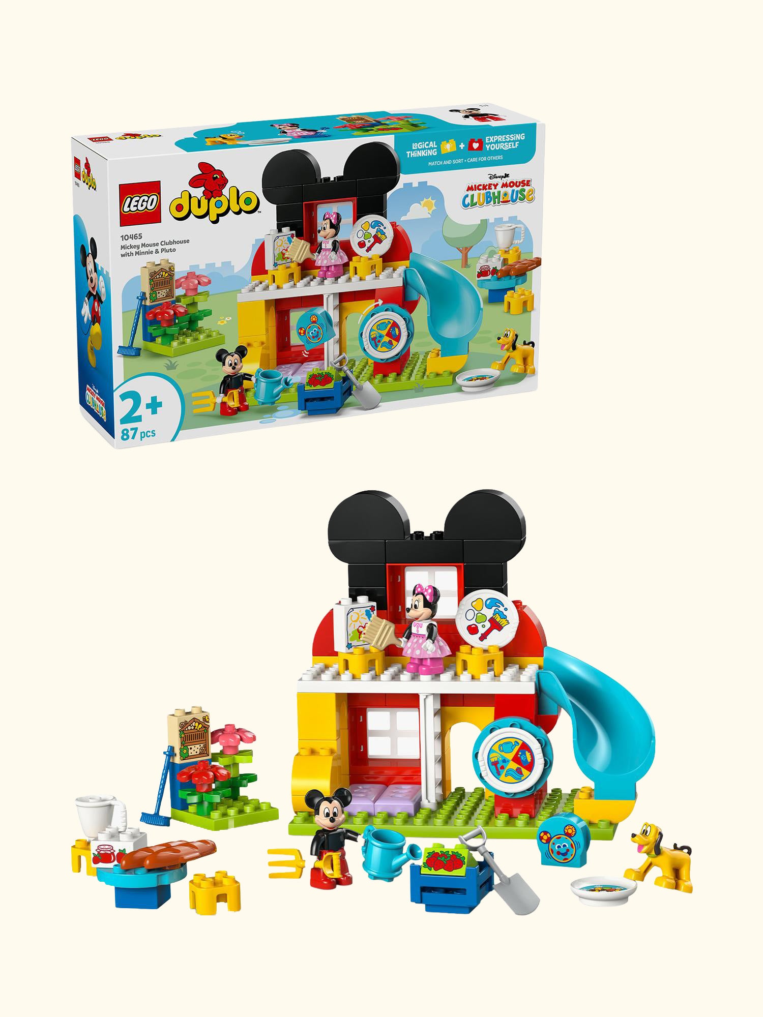 DUPLO 10465 Mickey Mouse Clubhouse with Minnie & Pluto Building Toy