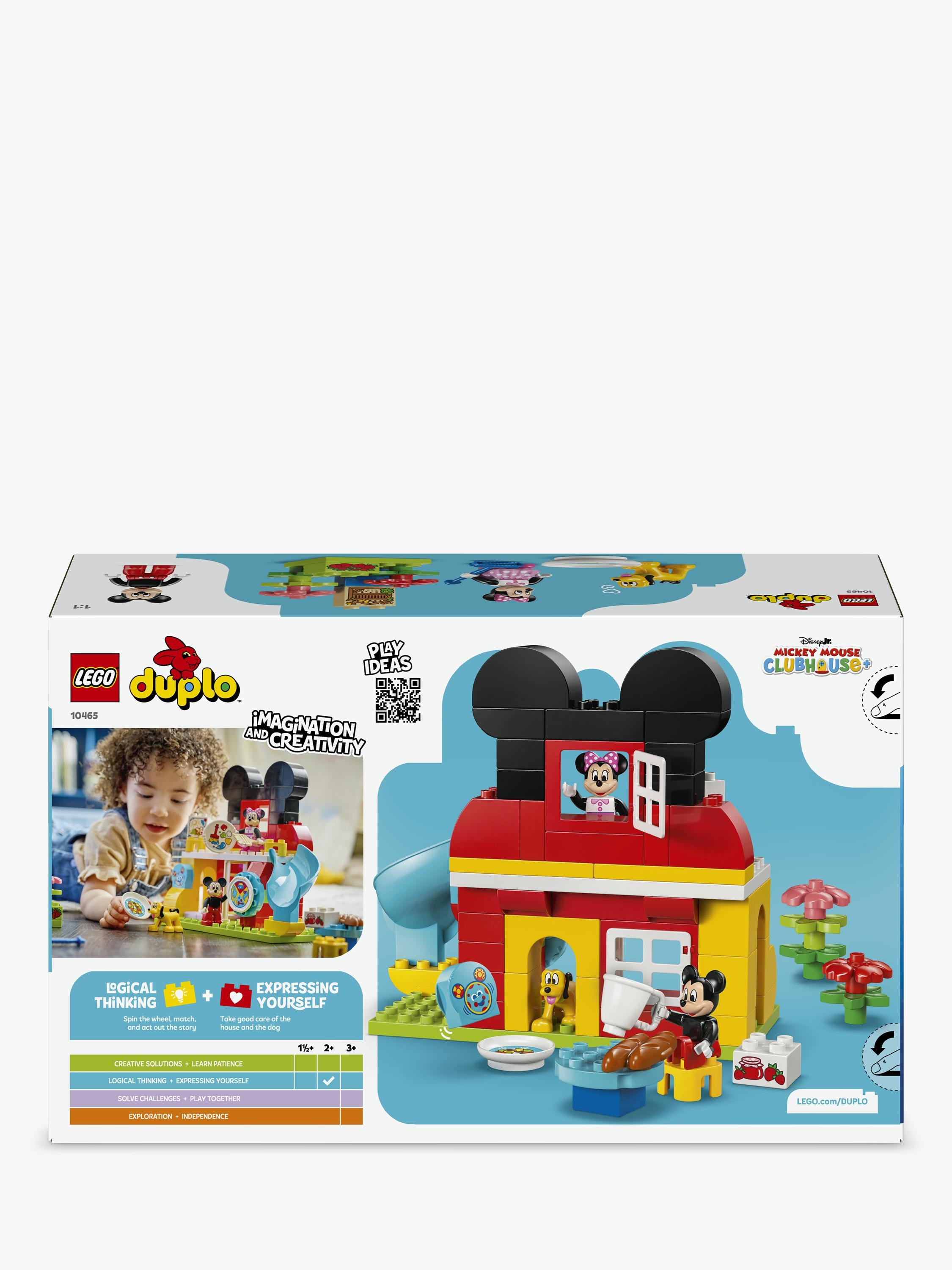 DUPLO 10465 Mickey Mouse Clubhouse with Minnie & Pluto Building Toy