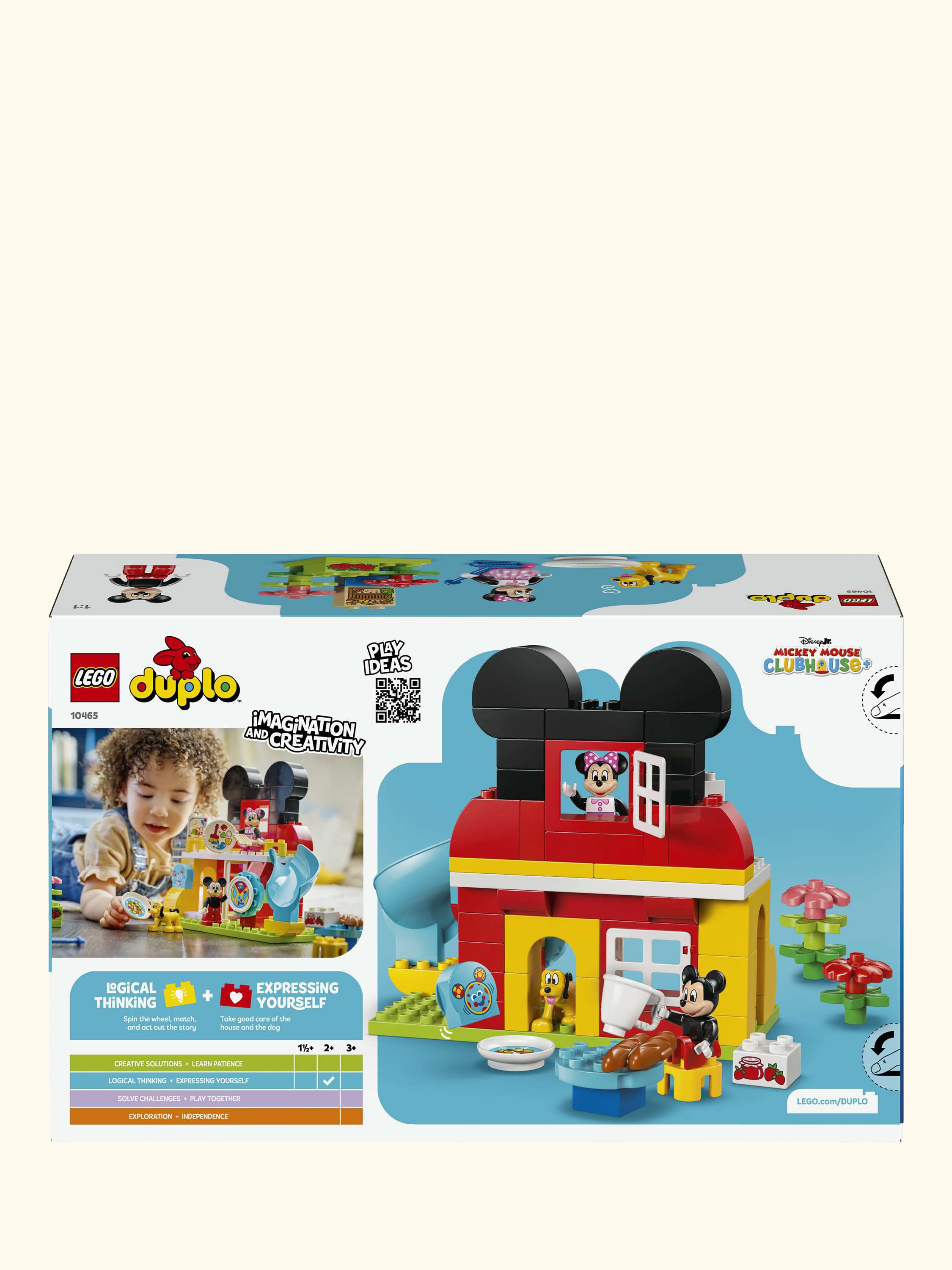 DUPLO 10465 Mickey Mouse Clubhouse with Minnie & Pluto Building Toy