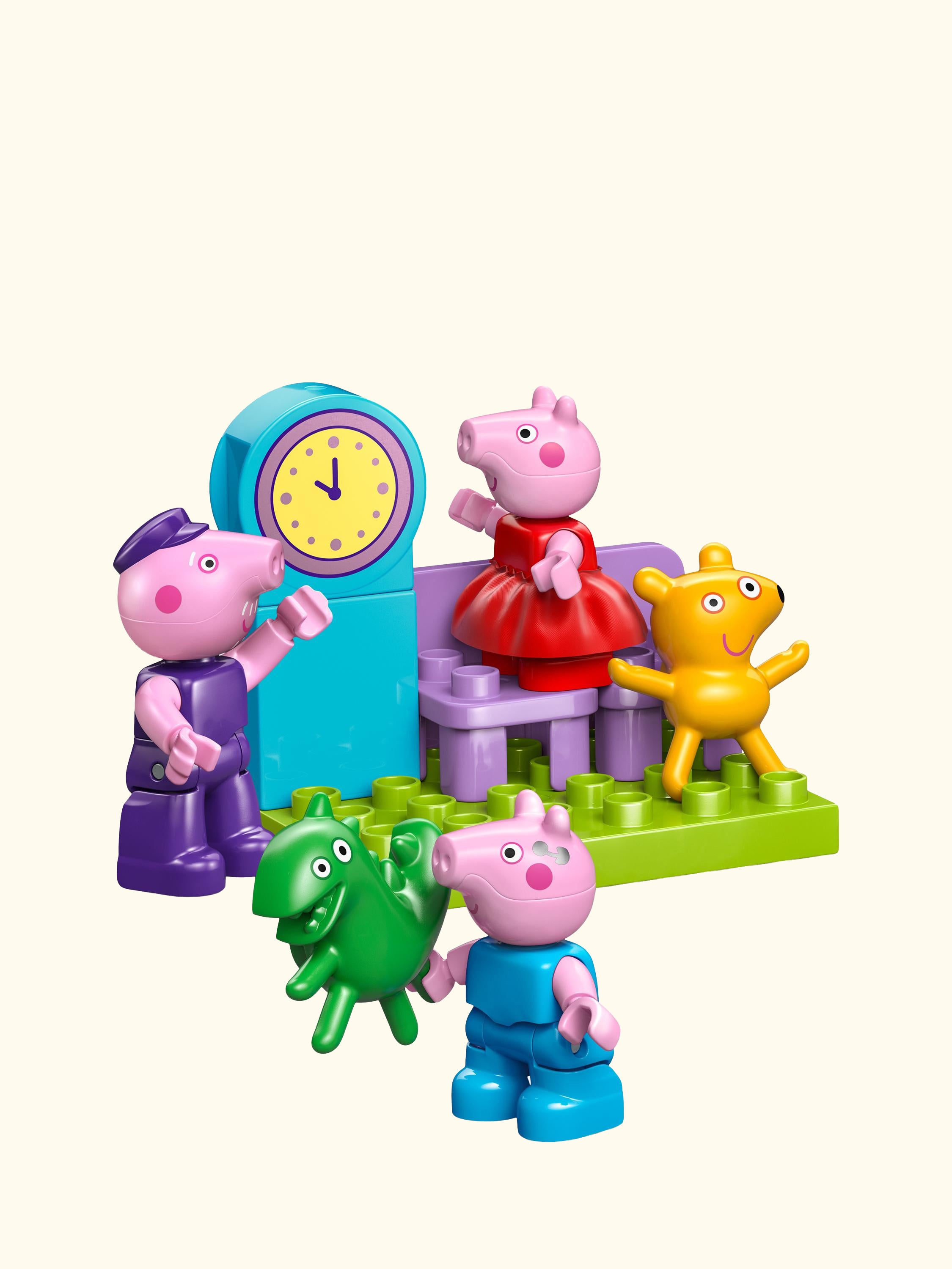 DUPLO 10466 Peppa Pig Train Ride with Grandpa Pig Building Toy