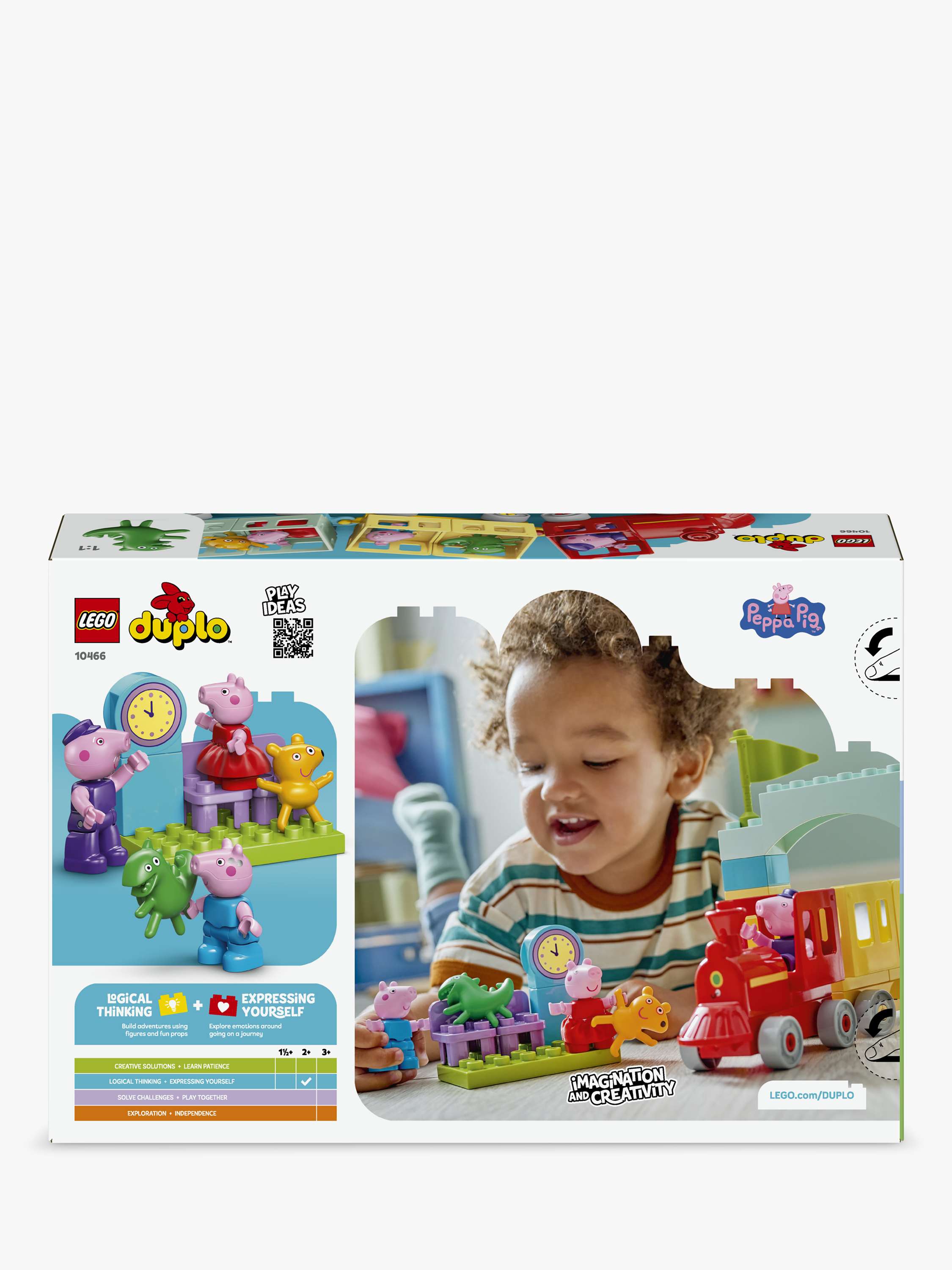 DUPLO 10466 Peppa Pig Train Ride with Grandpa Pig Building Toy