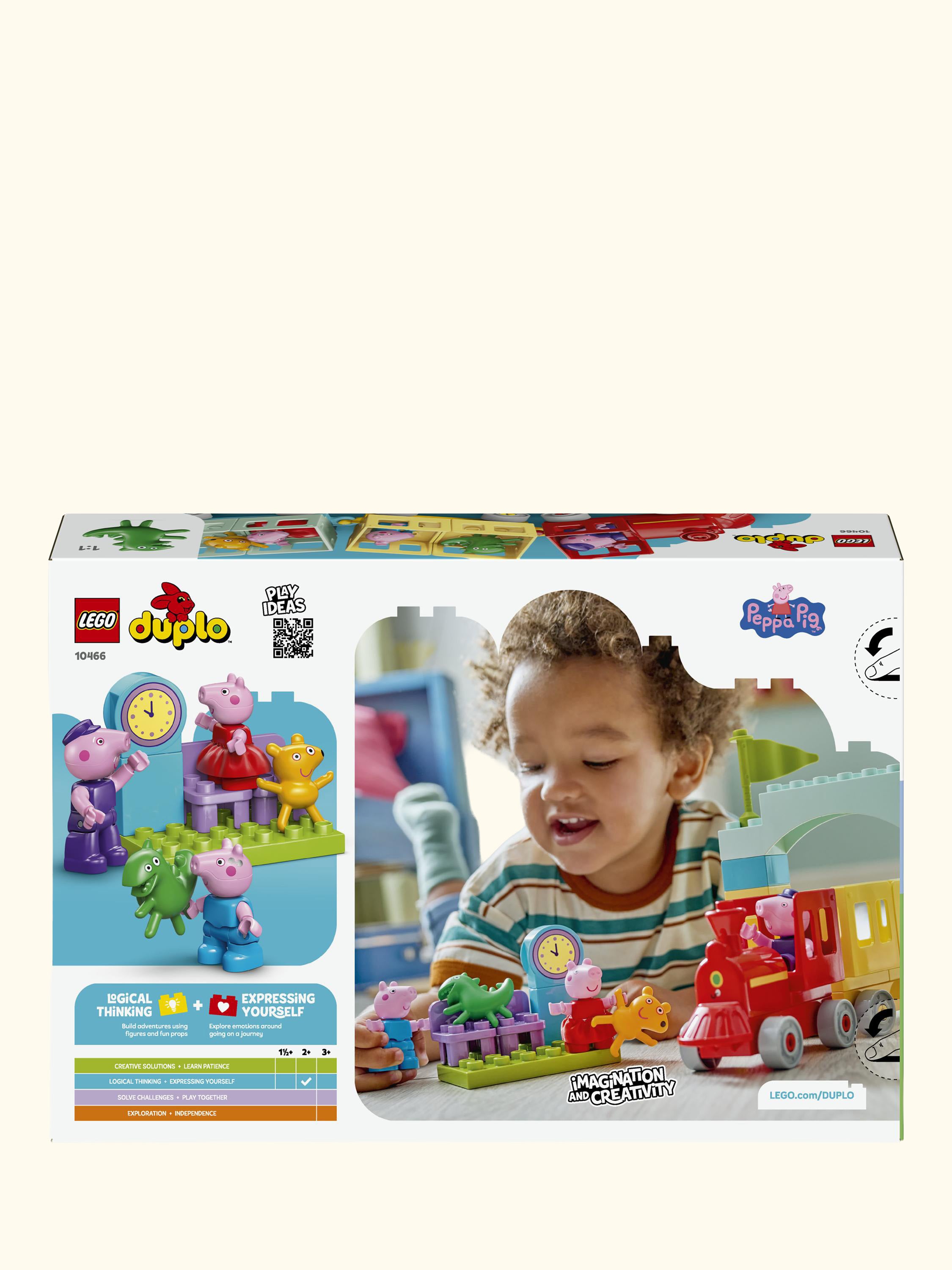 DUPLO 10466 Peppa Pig Train Ride with Grandpa Pig Building Toy