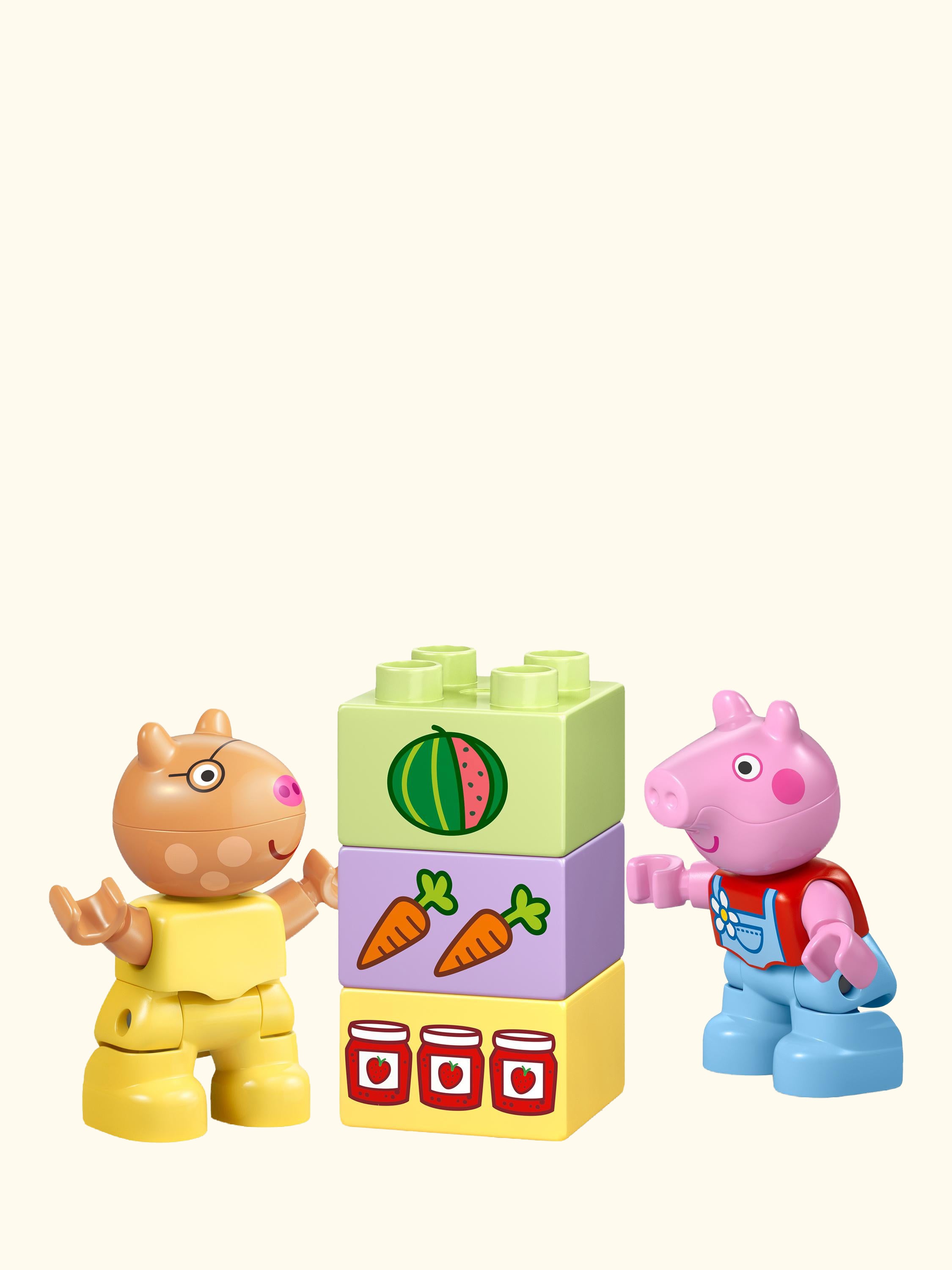 DUPLO 10468 Peppa Pig Tractor & Market Building Toy