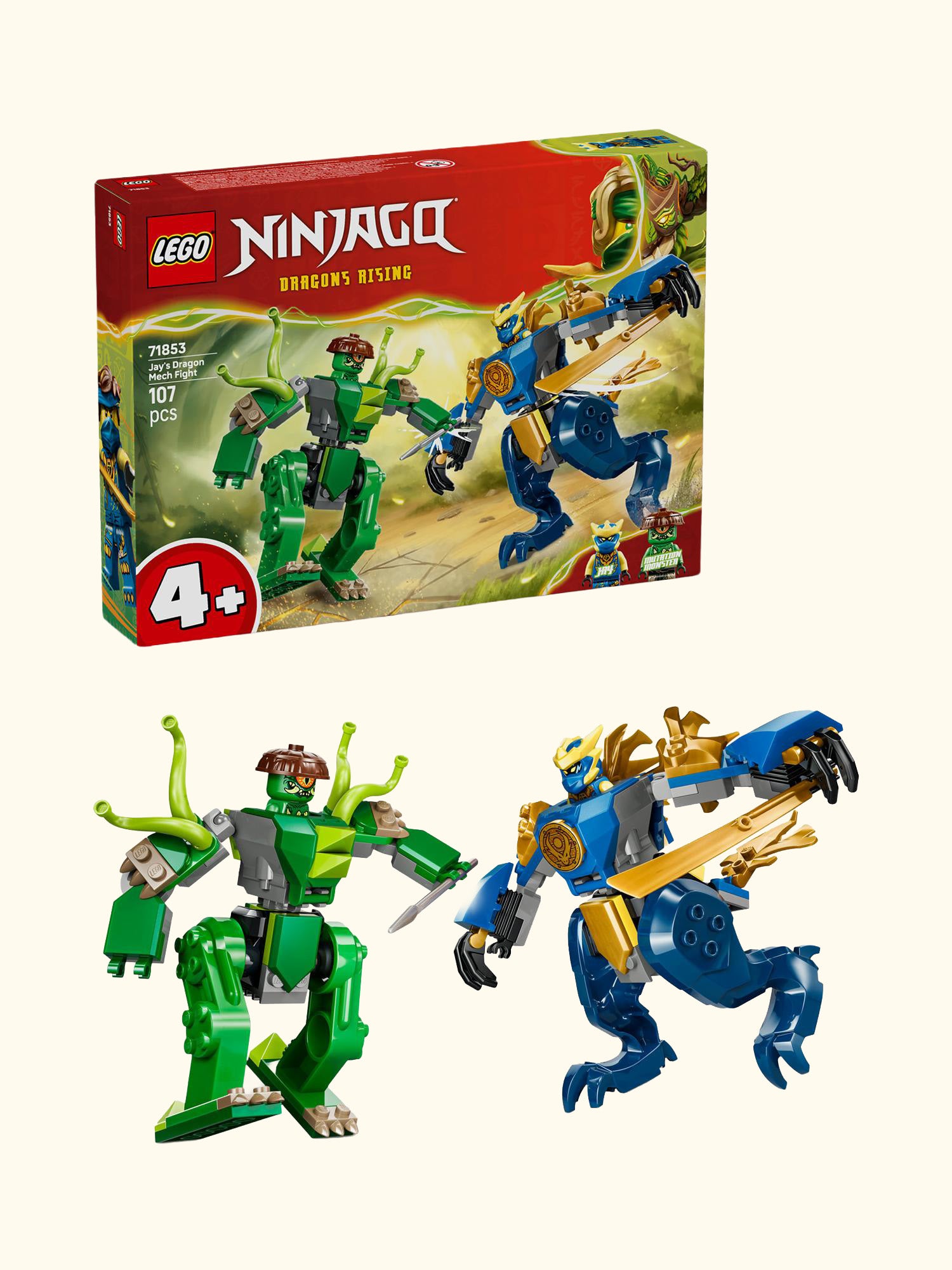 Ninjago 71853 Jay's Dragon Mech Fight Building Set
