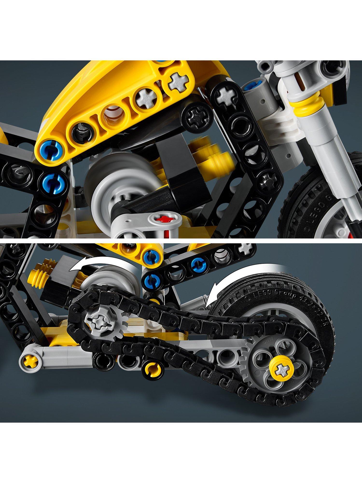 Technic 42225 Yellow Motorbike Toy