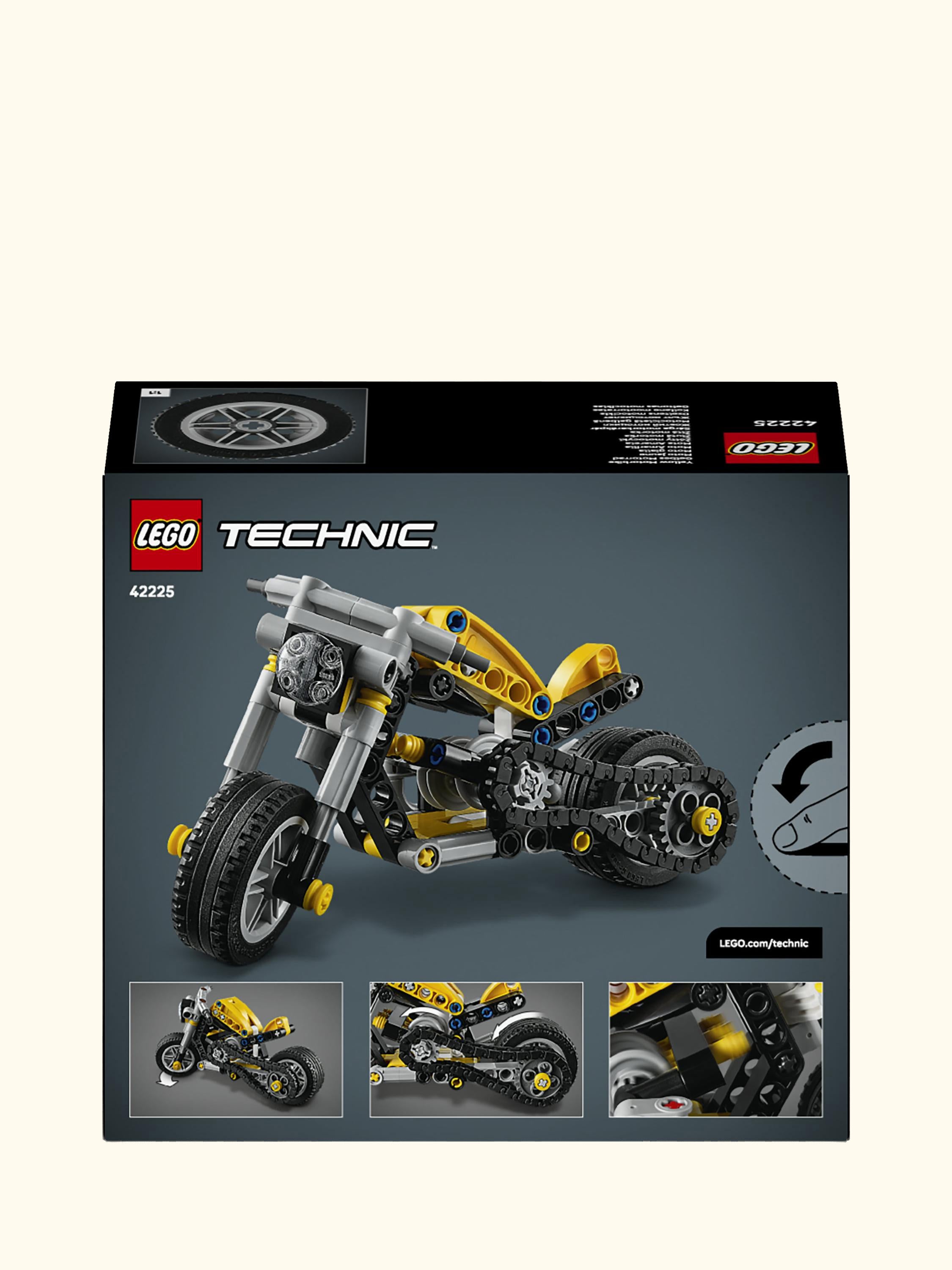 Technic 42225 Yellow Motorbike Toy