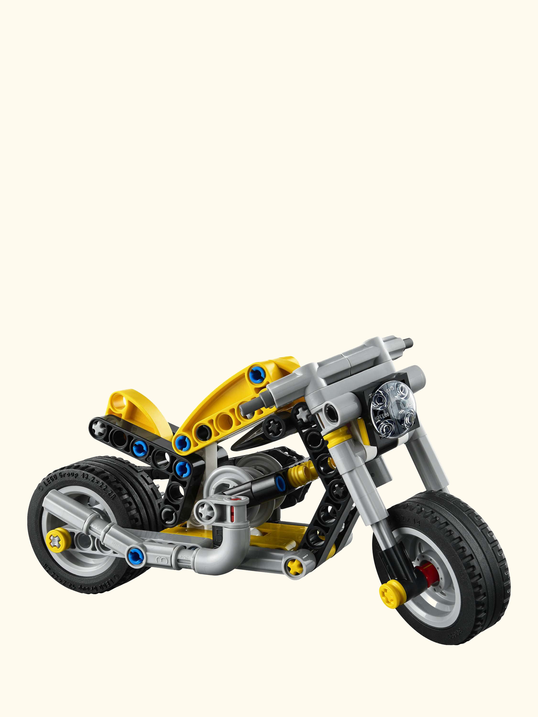Technic 42225 Yellow Motorbike Toy
