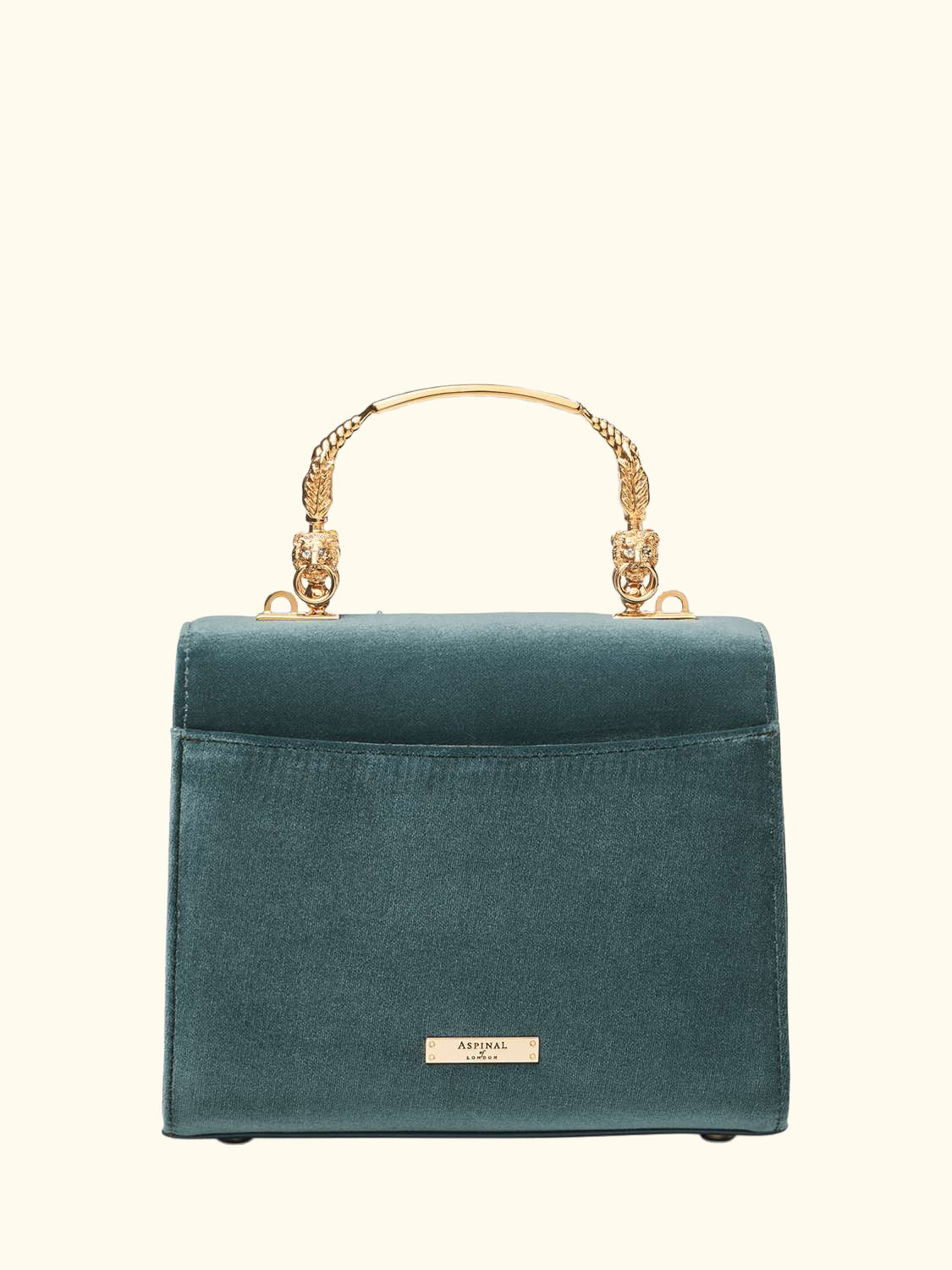 Mayfair Velvet Silk Embroidered Cross Body Bag, Peacock