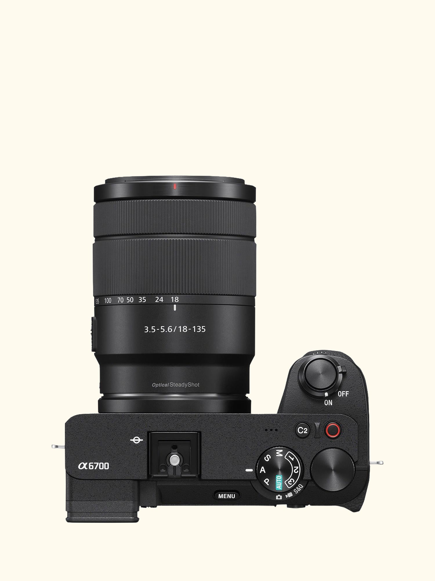 A6700 Compact System Camera with 16-50mm Power Zoom Lens, 4K Ultra HD, 26MP, OLED Viewfinder, Wi-Fi, Bluetooth, 3" Vari-Angle Touch Screen, Black