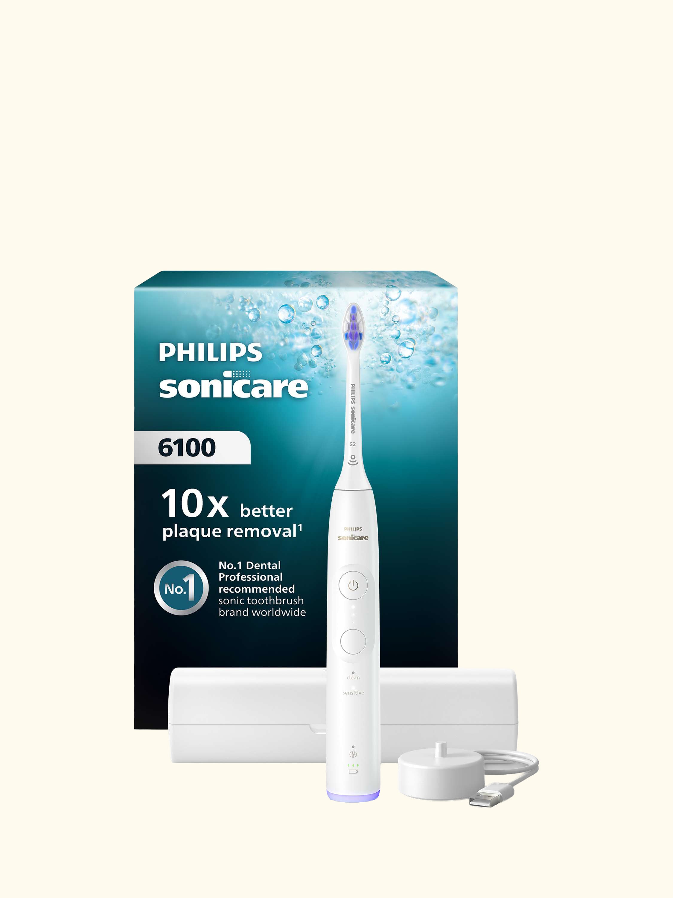Sonicare 6100 HX7406/02 Electric Toothbrush