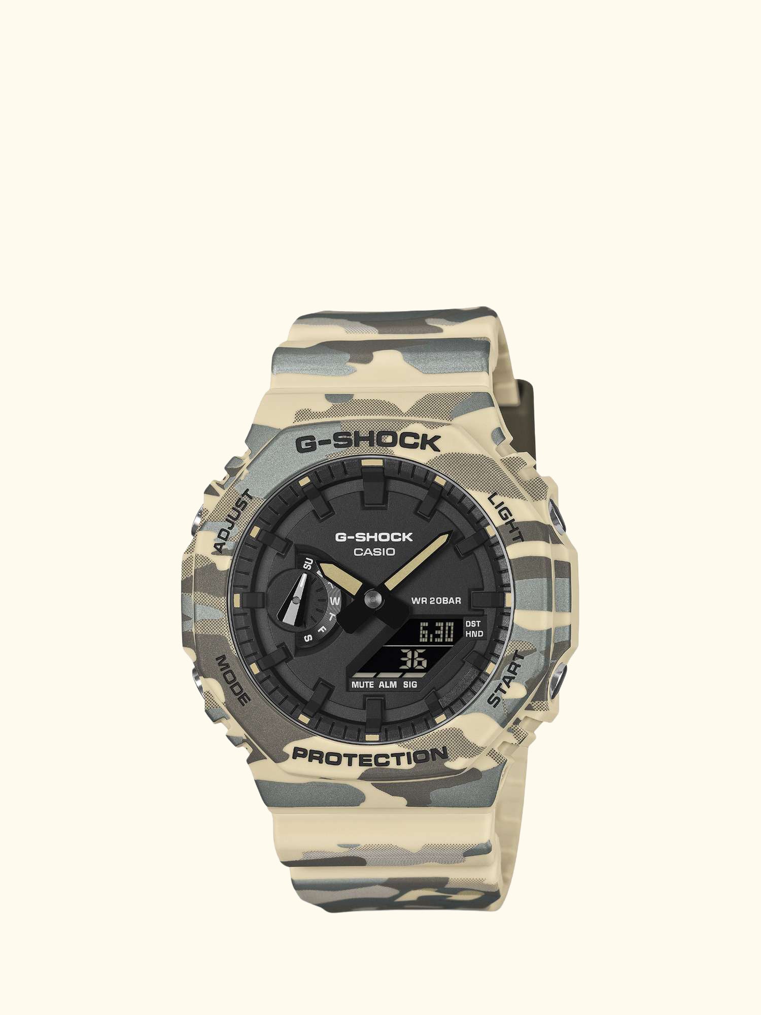 GA-2100CM-5AER Men's G-SHOCK 2100 Watch, Camo