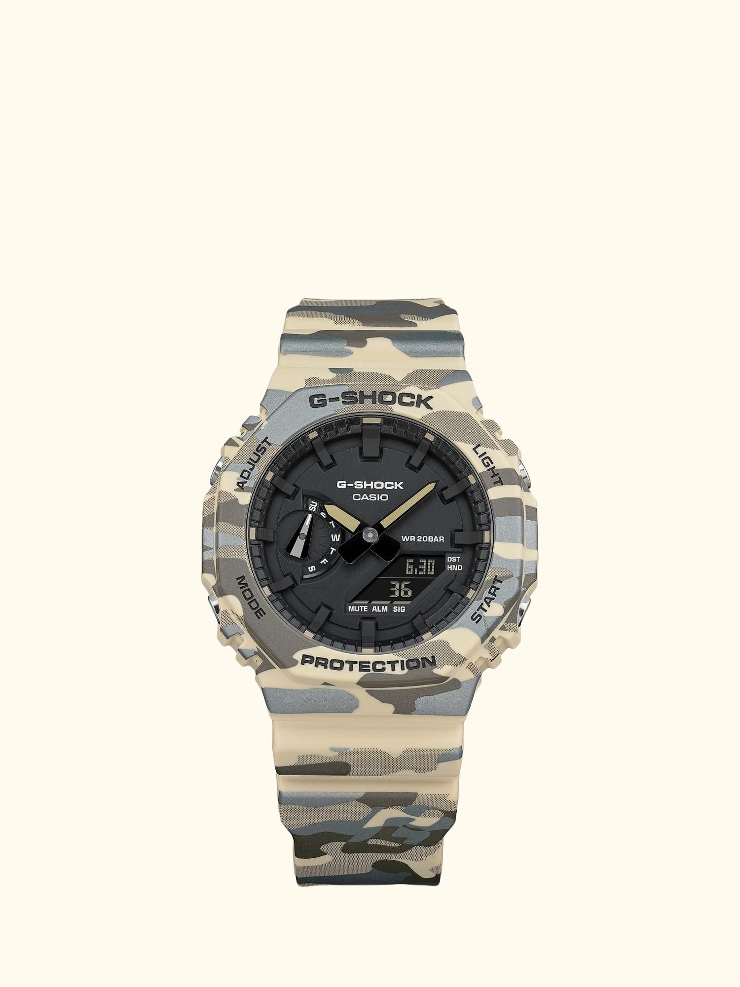 GA-2100CM-5AER Men's G-SHOCK 2100 Watch, Camo