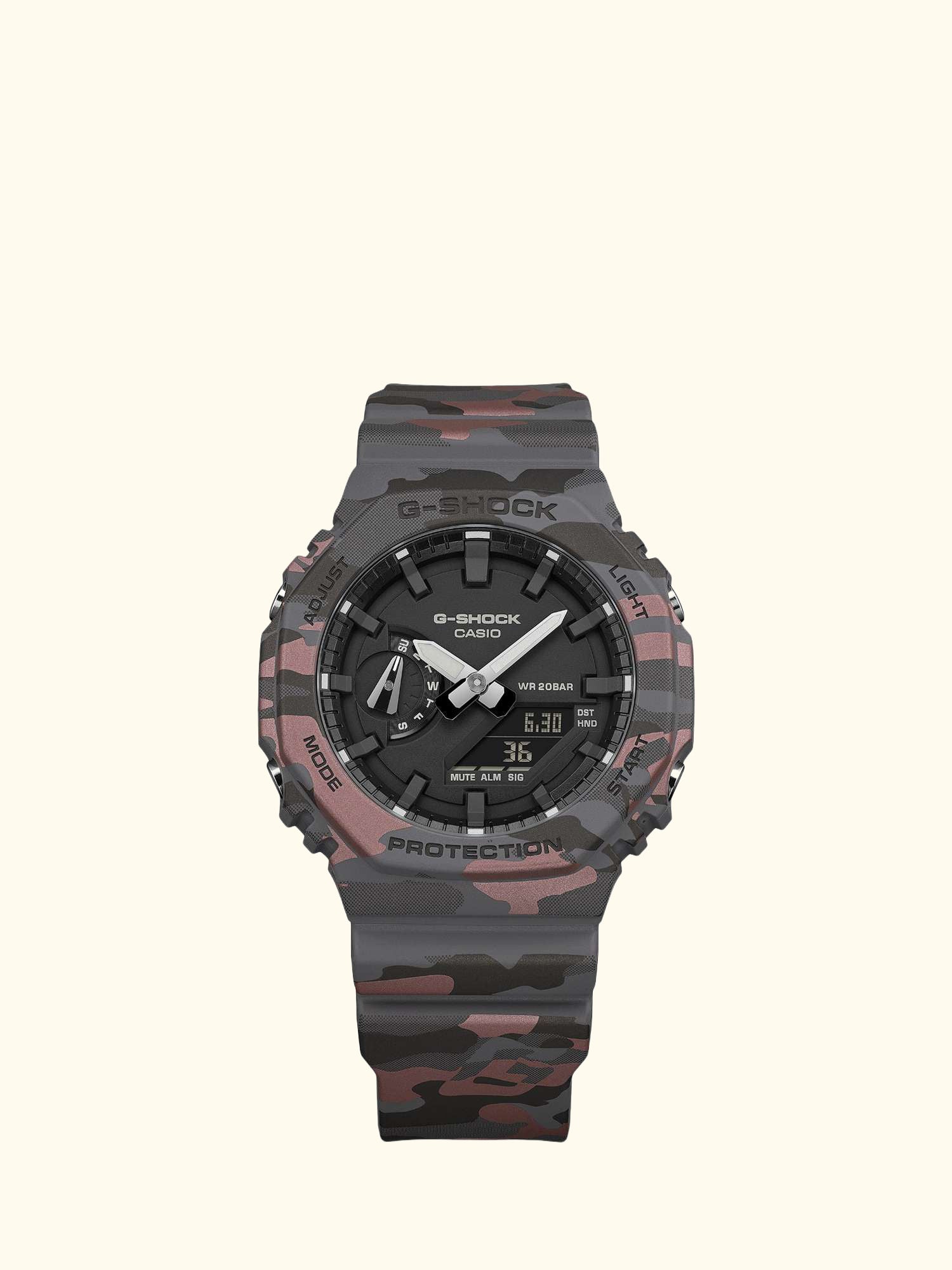 GA-2100CM-8AER Men's G-SHOCK 2100 Watch, Camo